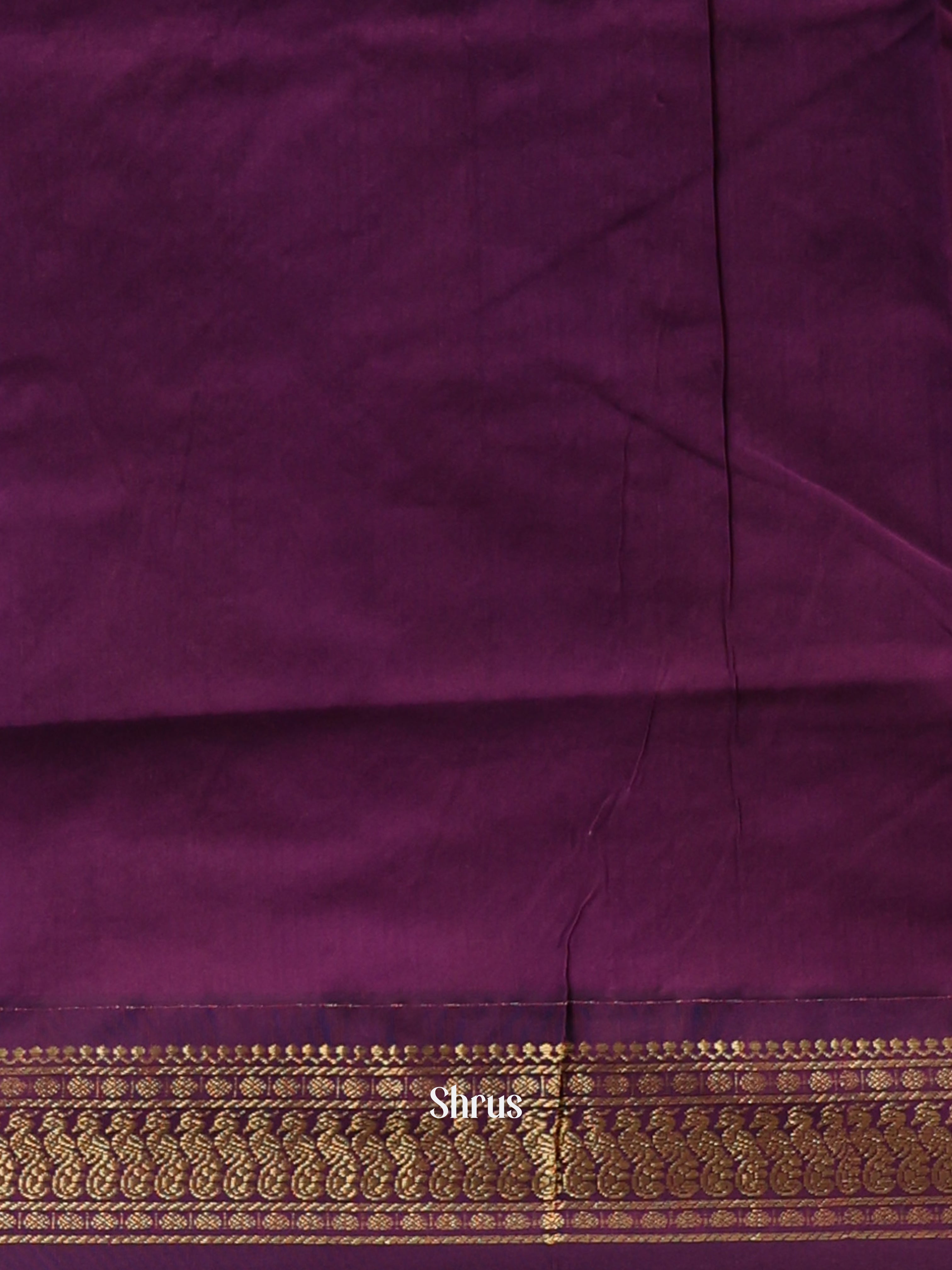 Green & Violet - Kalyani Cotton Saree