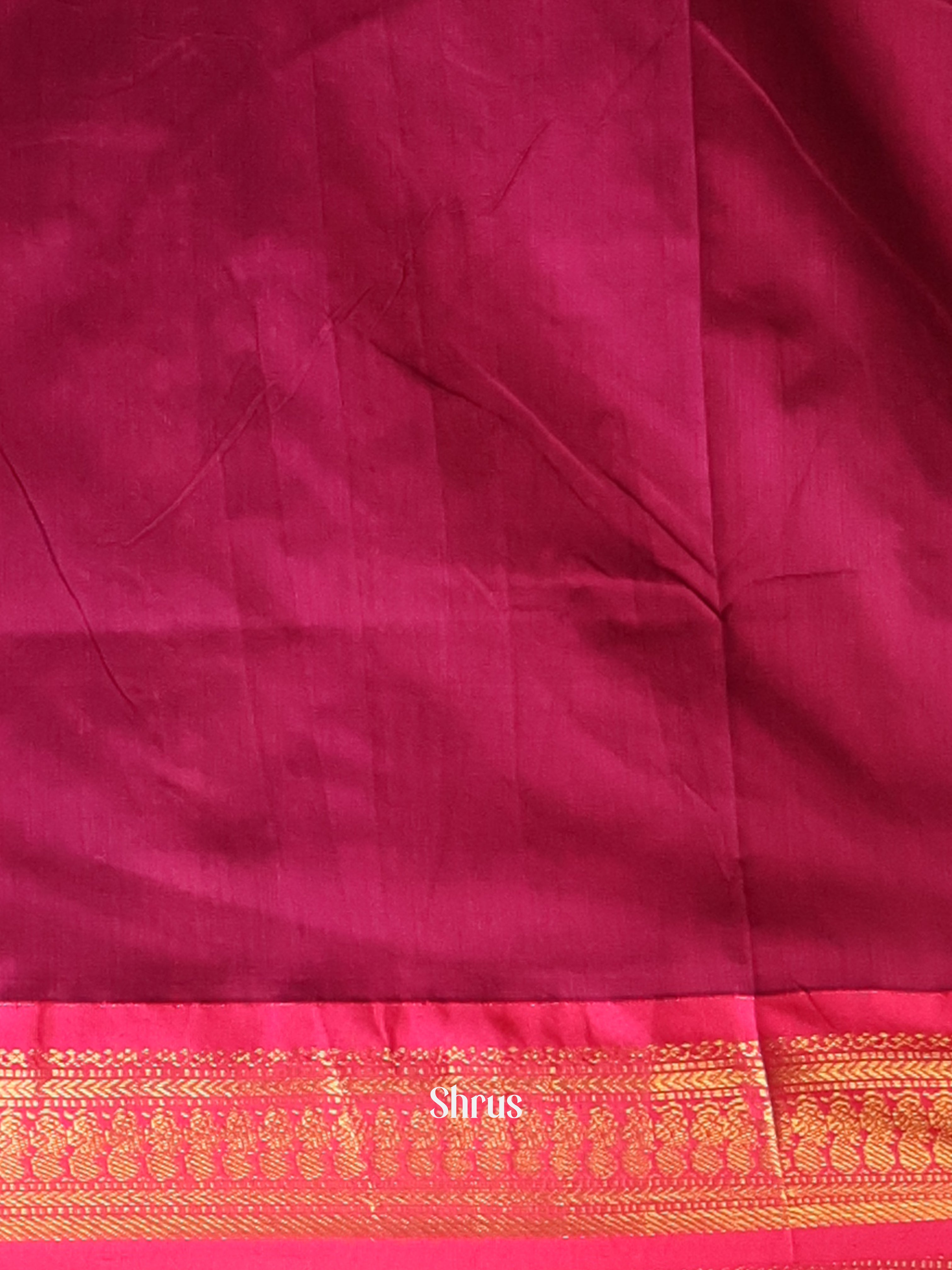 Green & Purple - Kalyani Cotton Saree