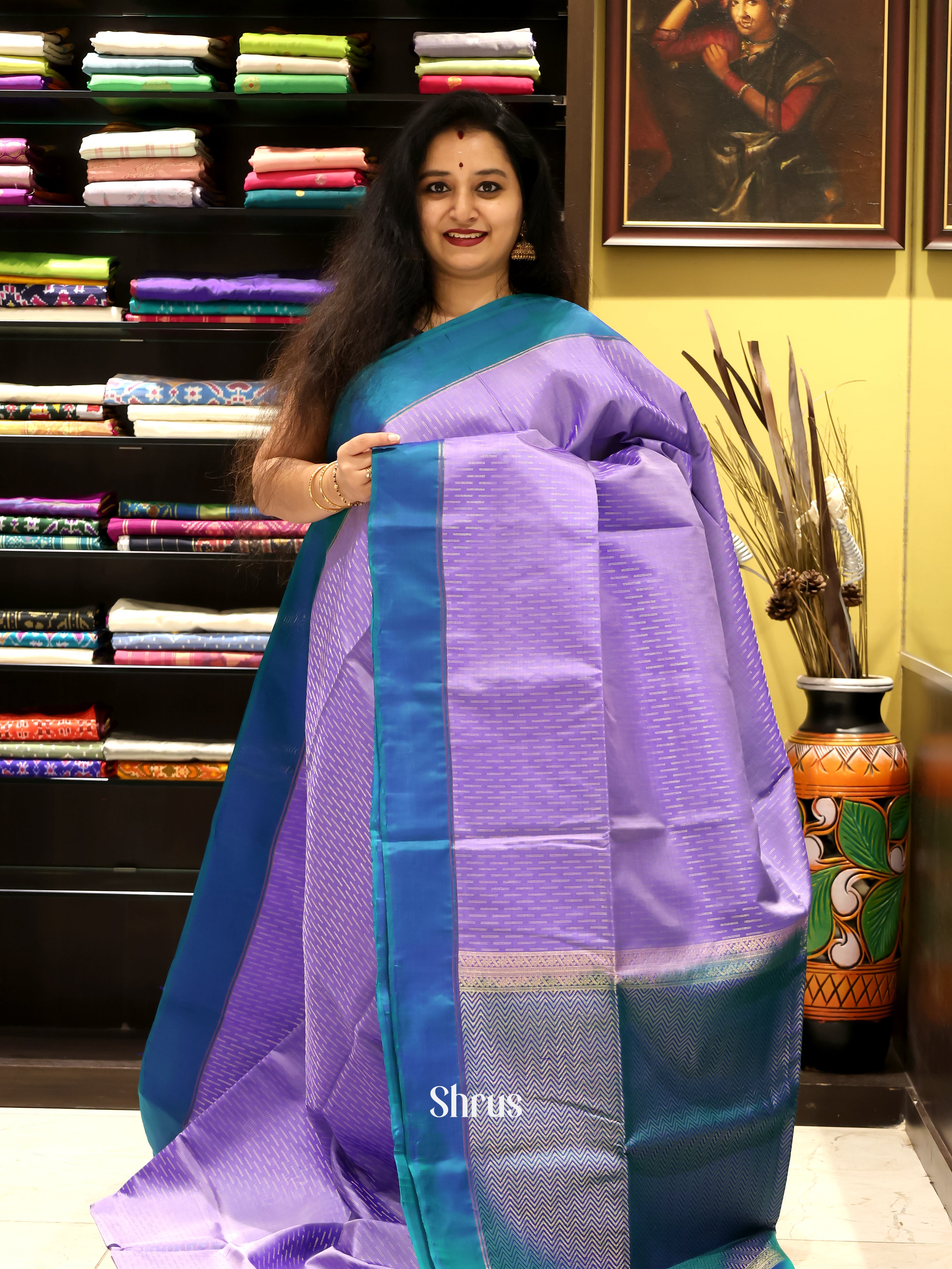 CJS16137 - Soft Silk Saree - Shop on Shrus.com
