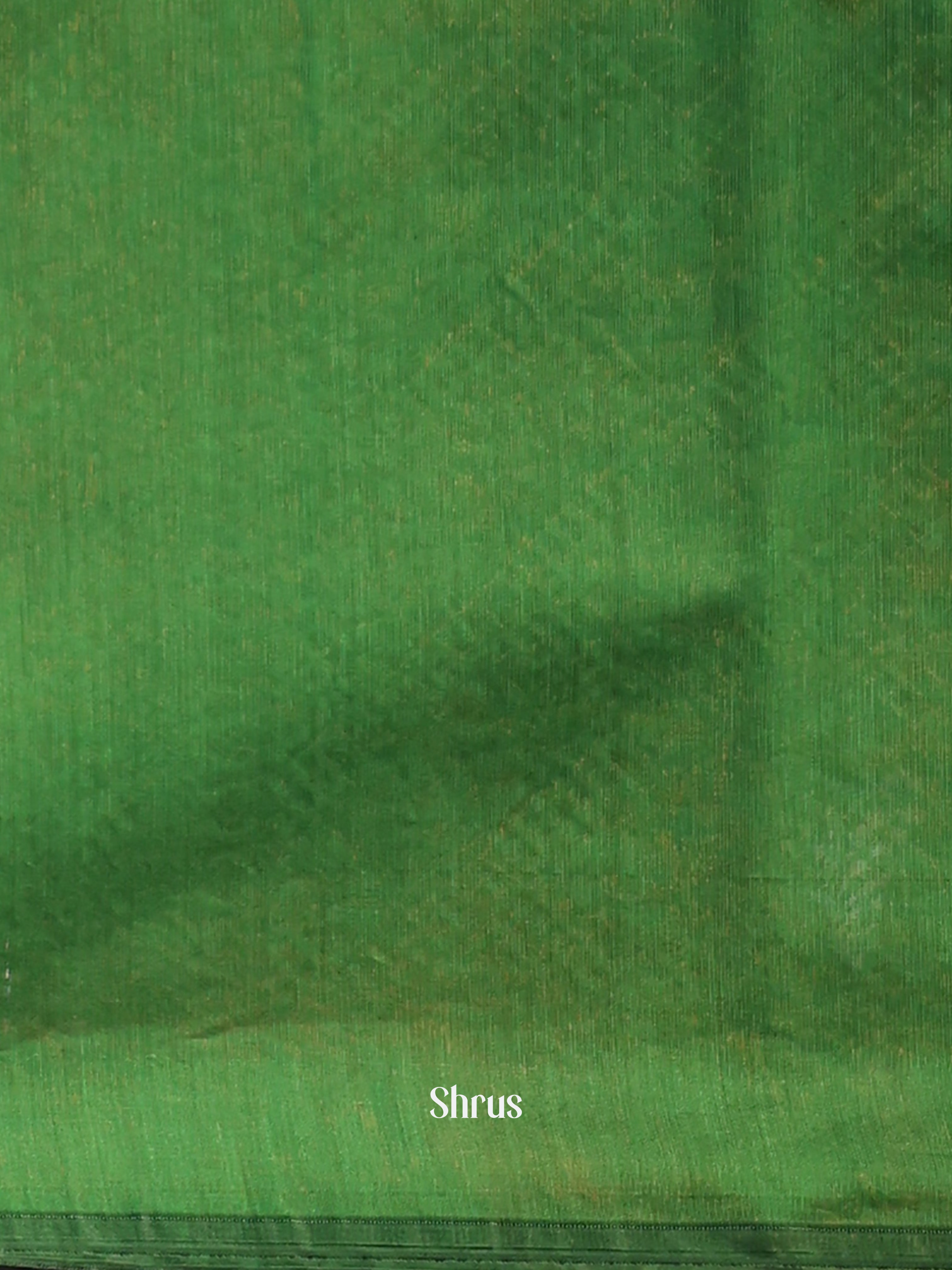 Brick & Green - Semi Silkcotton Saree