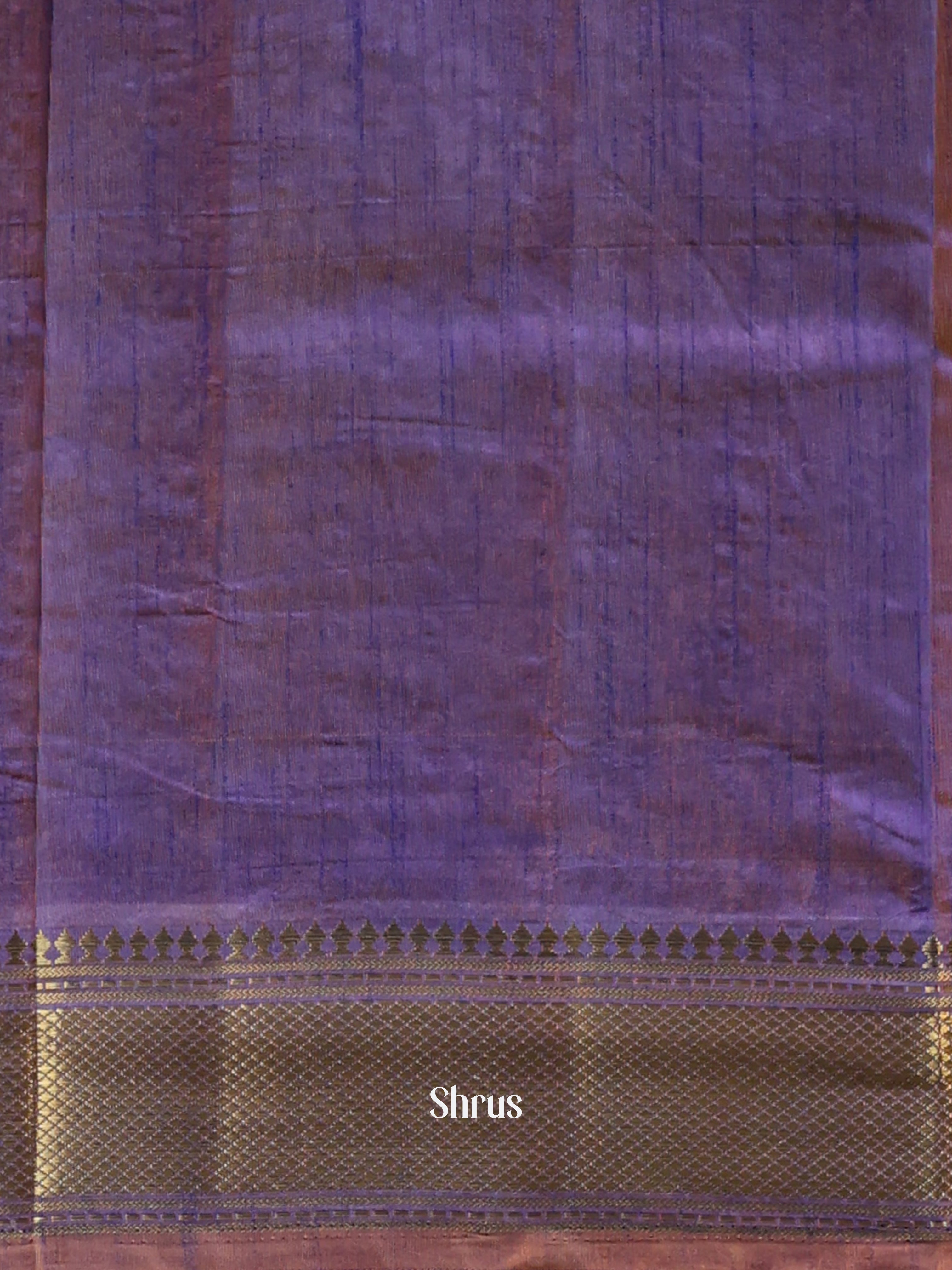 Red & Purple - Semi Patola Saree