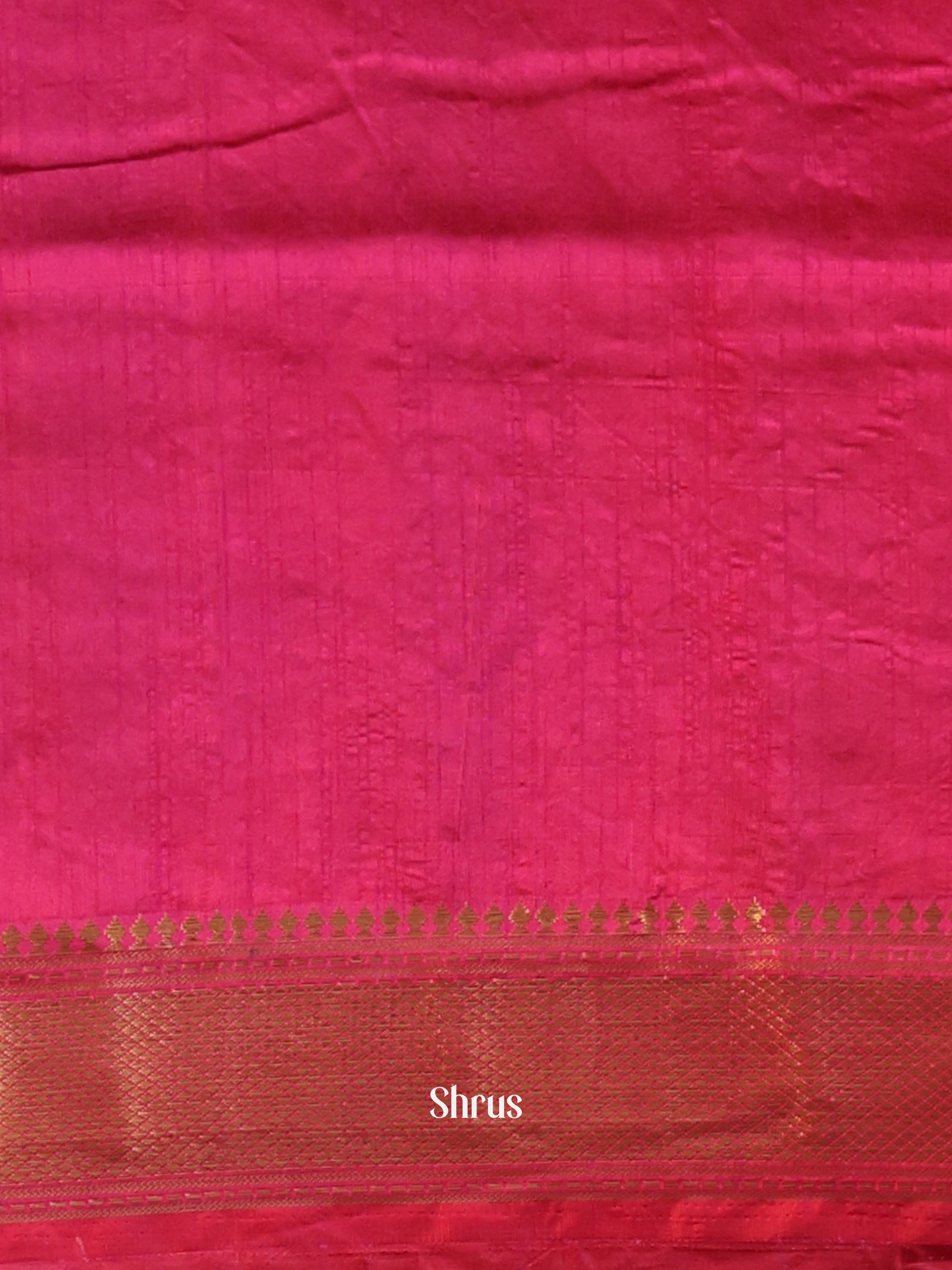 Purple & Pink - Semi Patola Saree