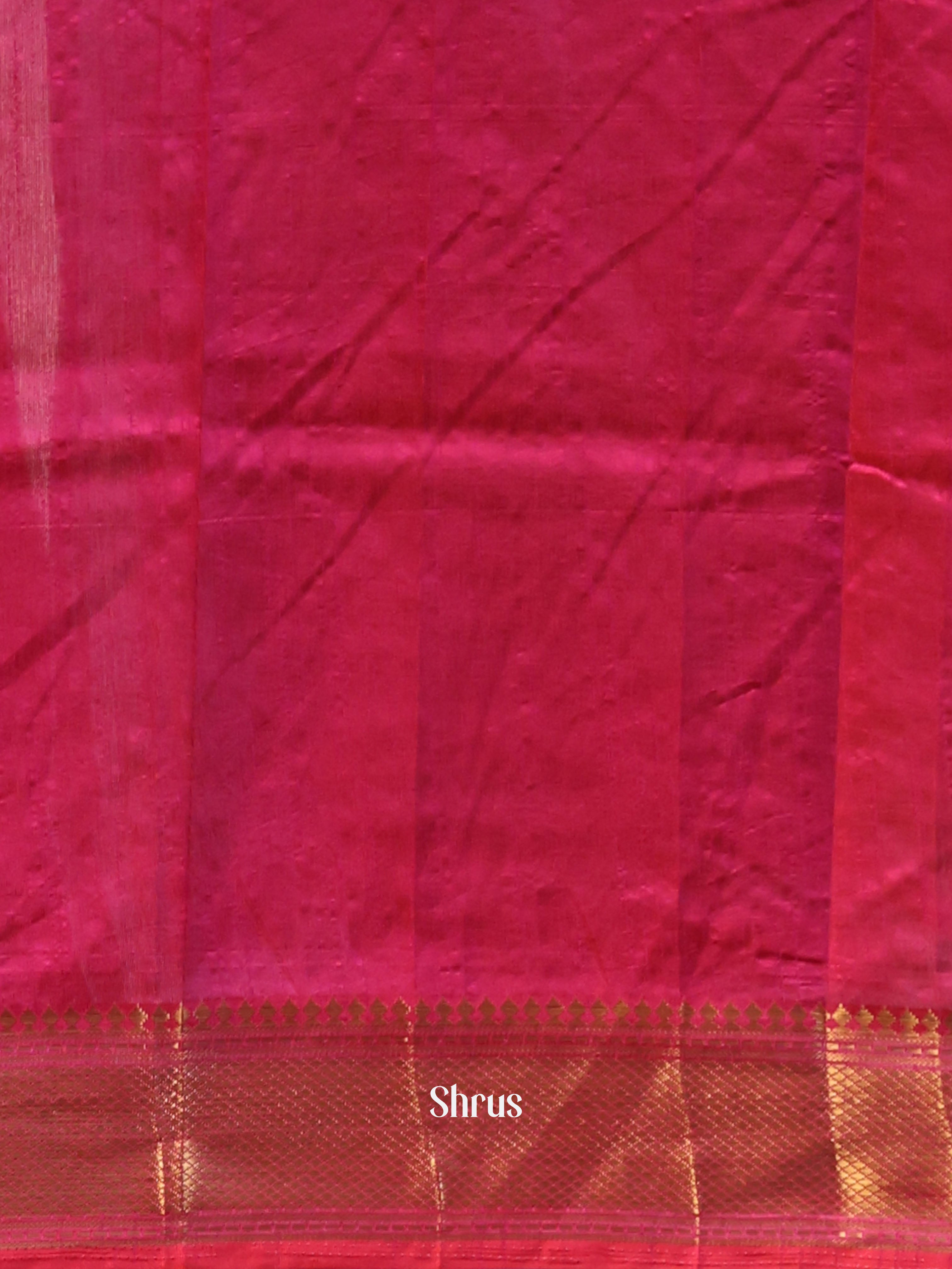 Purple & Pink - Semi Patola Saree