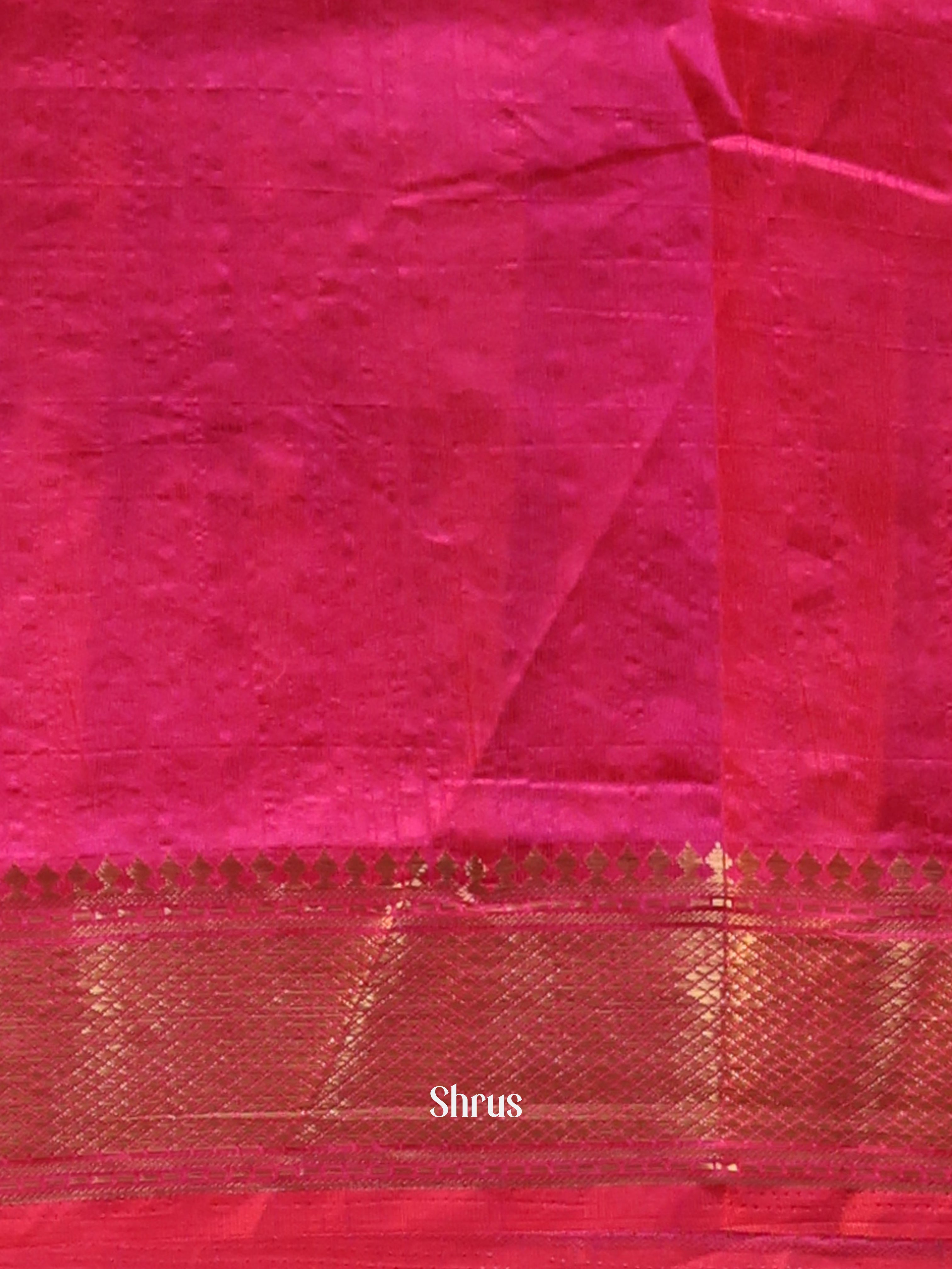 Purple & Pink - Semi Patola Saree