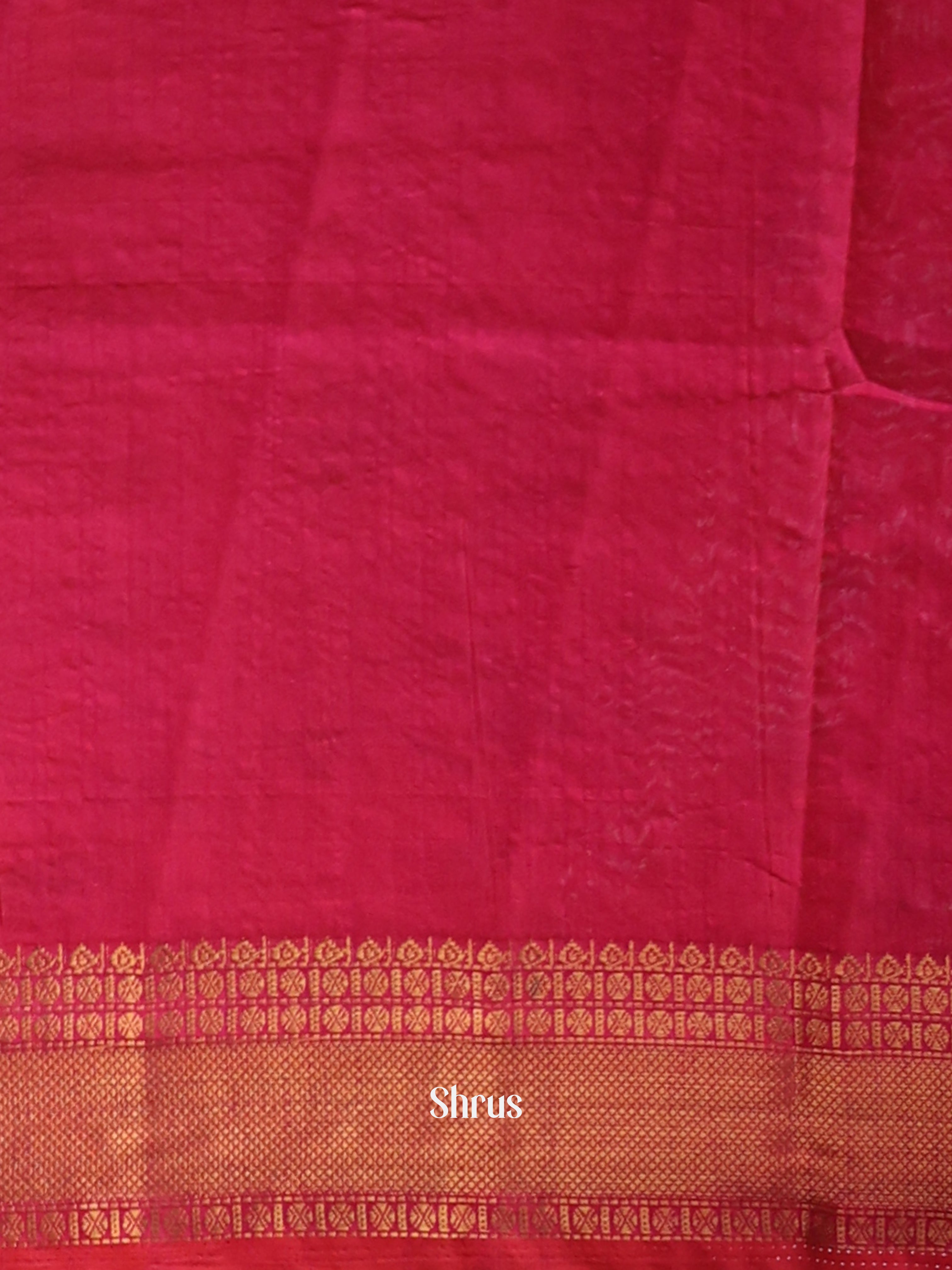 Purple & Pink- Semi Patola Saree