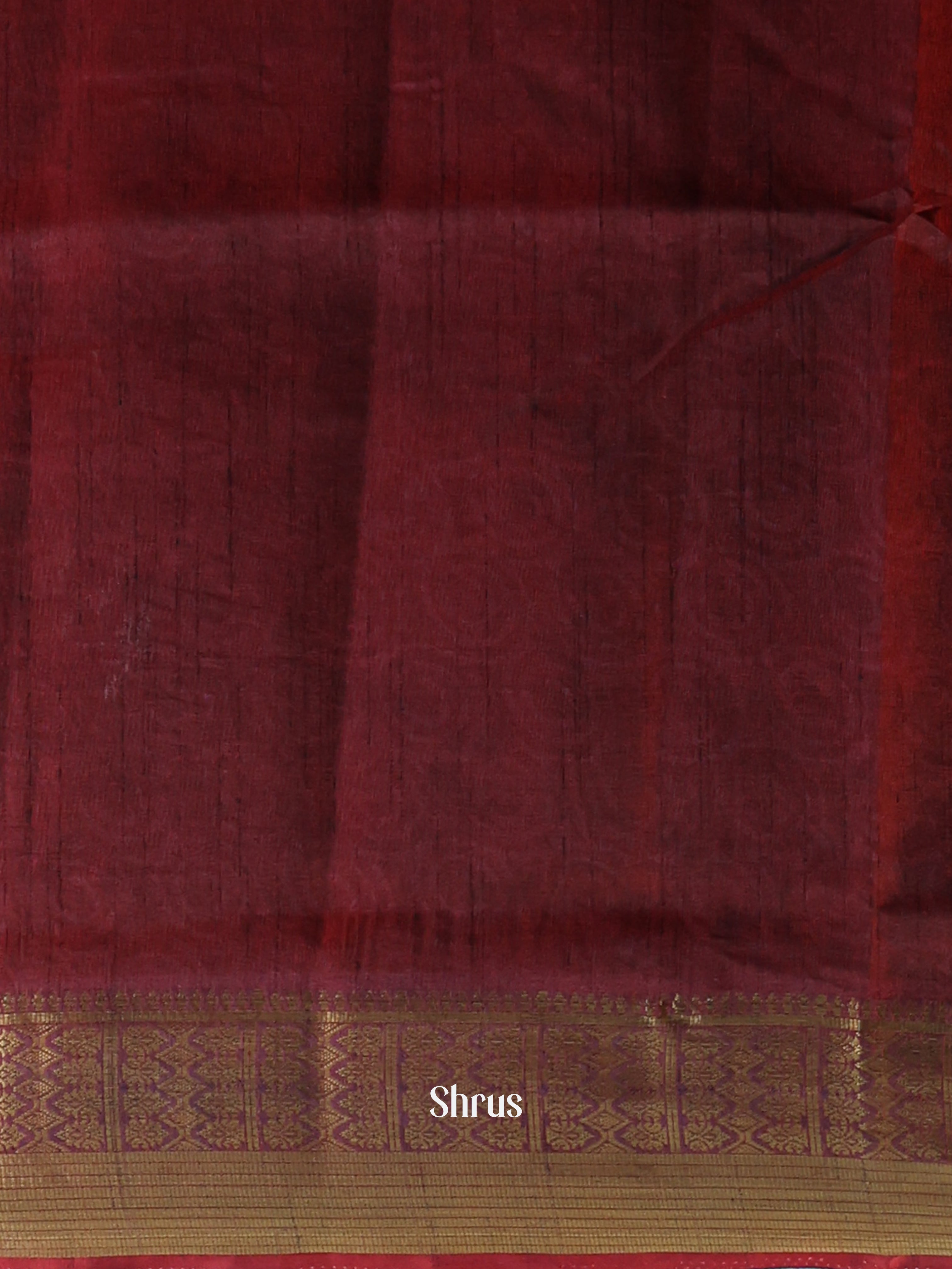 Red & Purple - Semi Patola Saree