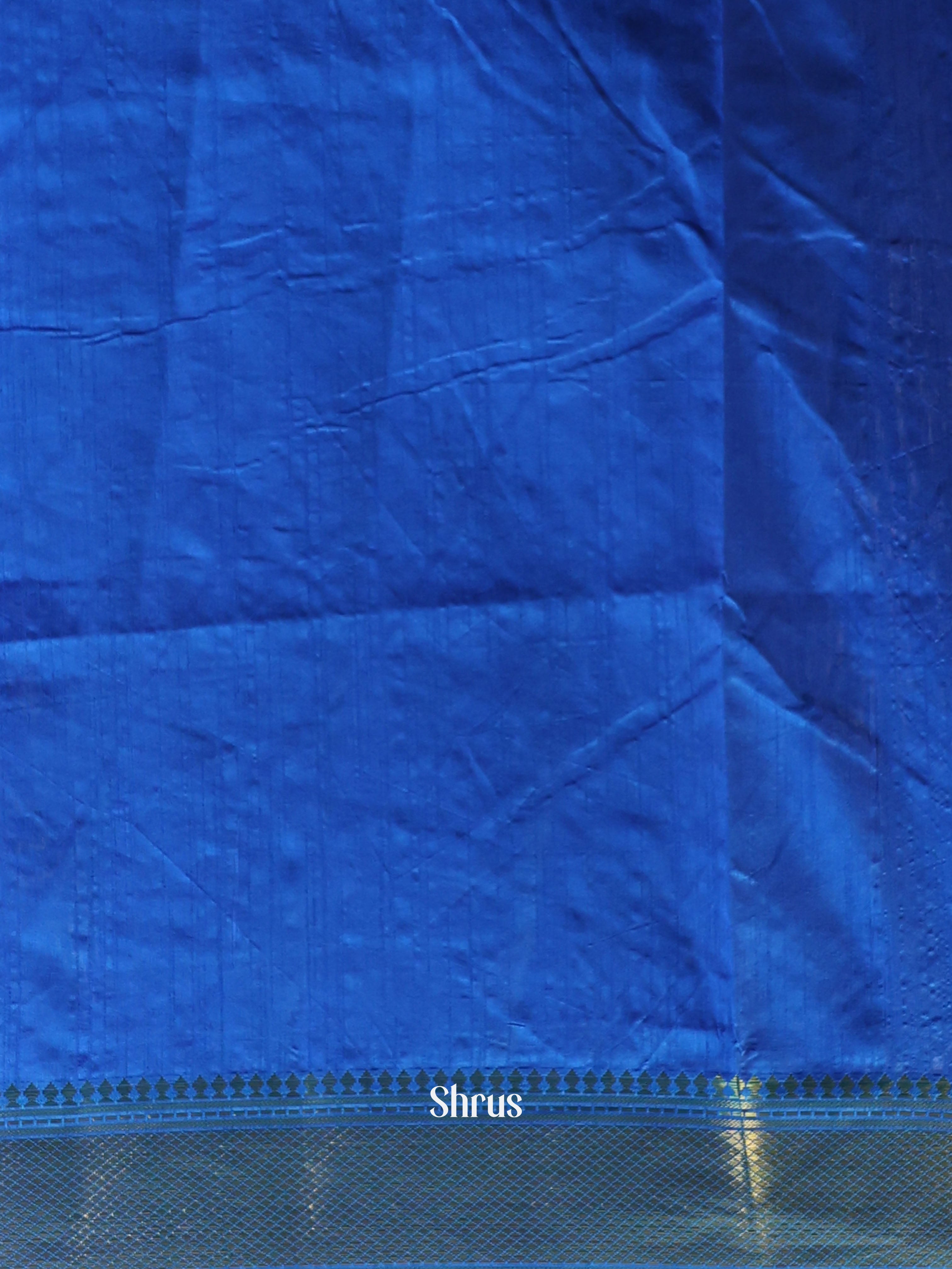 Blue - Semi Patola Saree