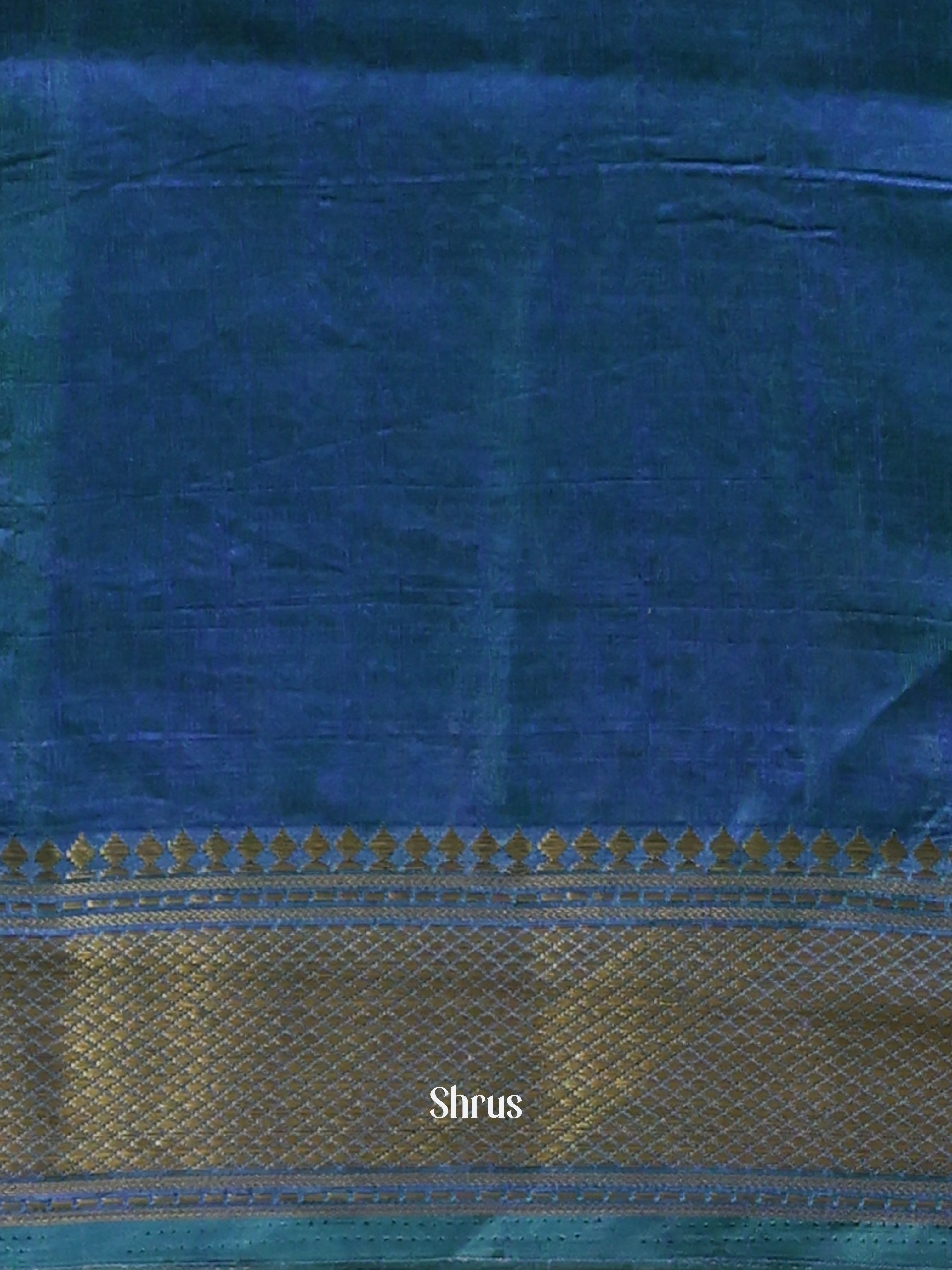 Green & Blue - Semi Patola Saree