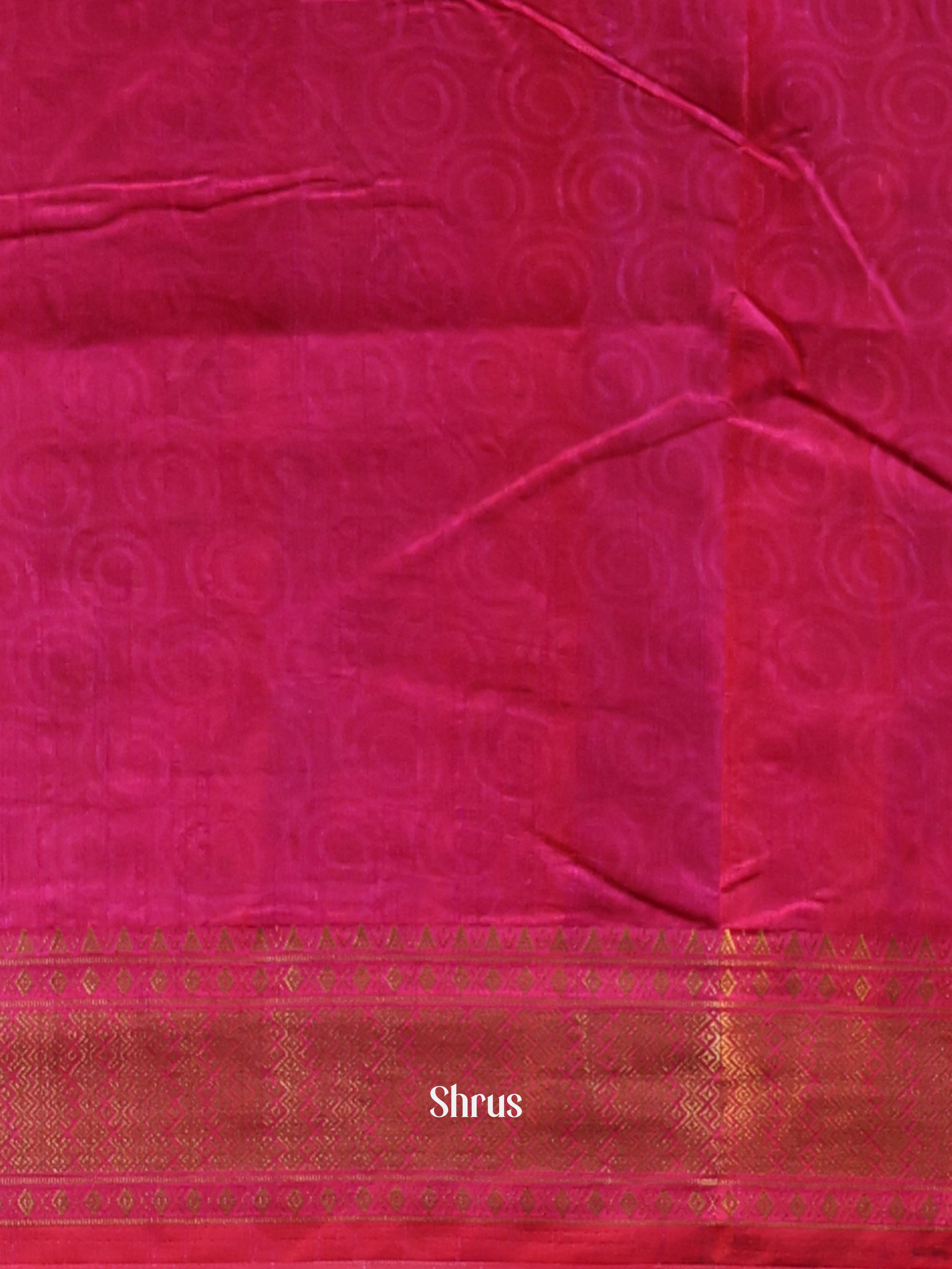 Purple & Pink- Semi Patola Saree - Shop on Shrus.com