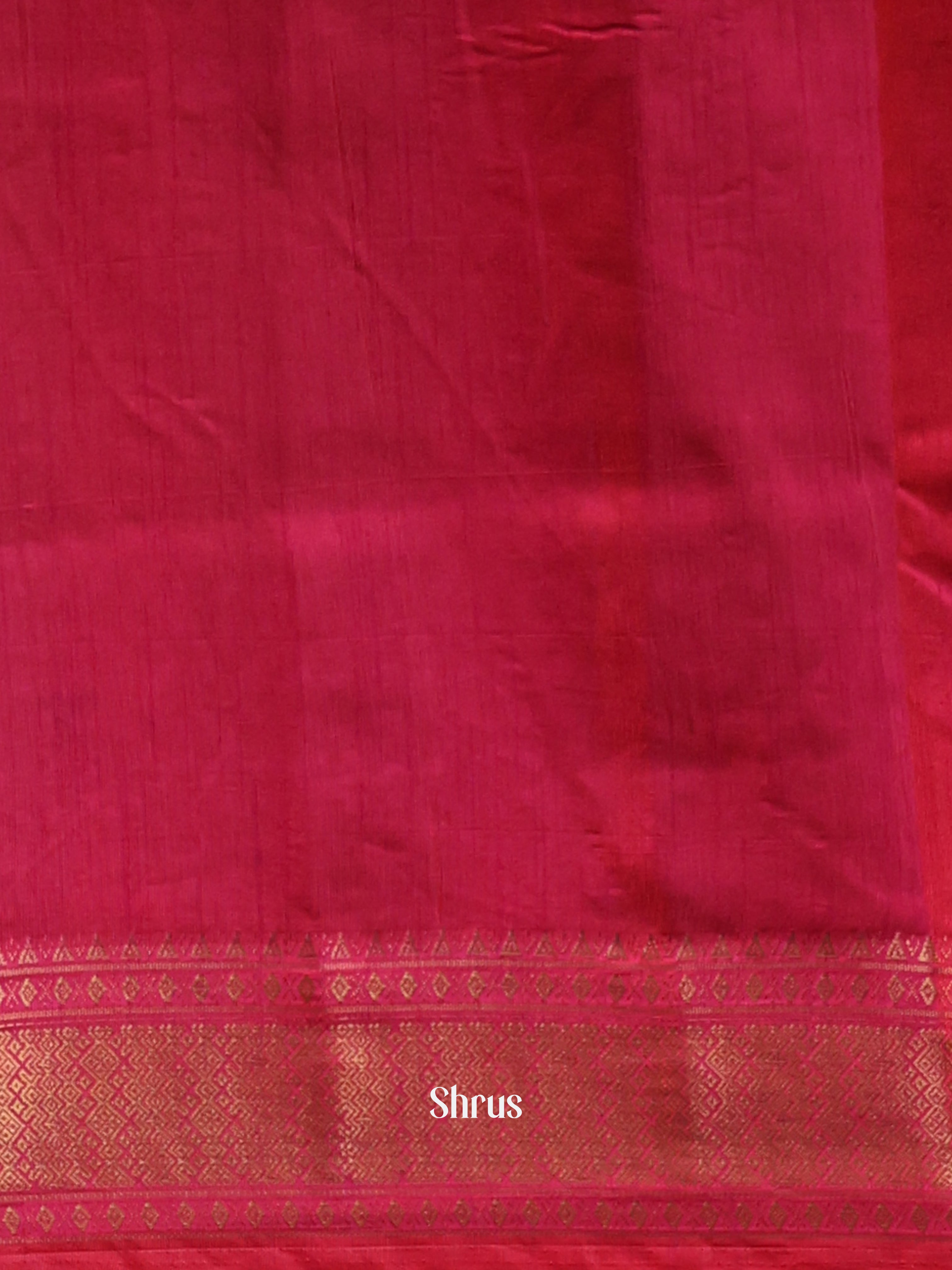 Purple & Pink- Semi Patola Saree