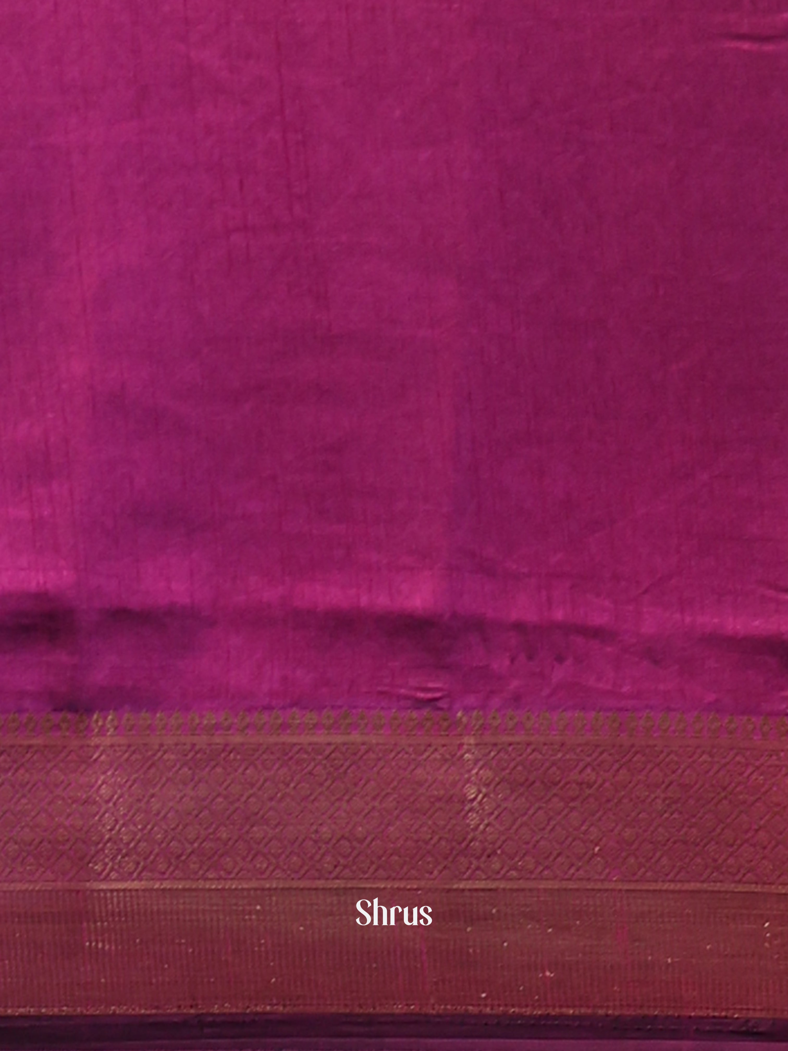 Black & Purple - Semi Patola Saree