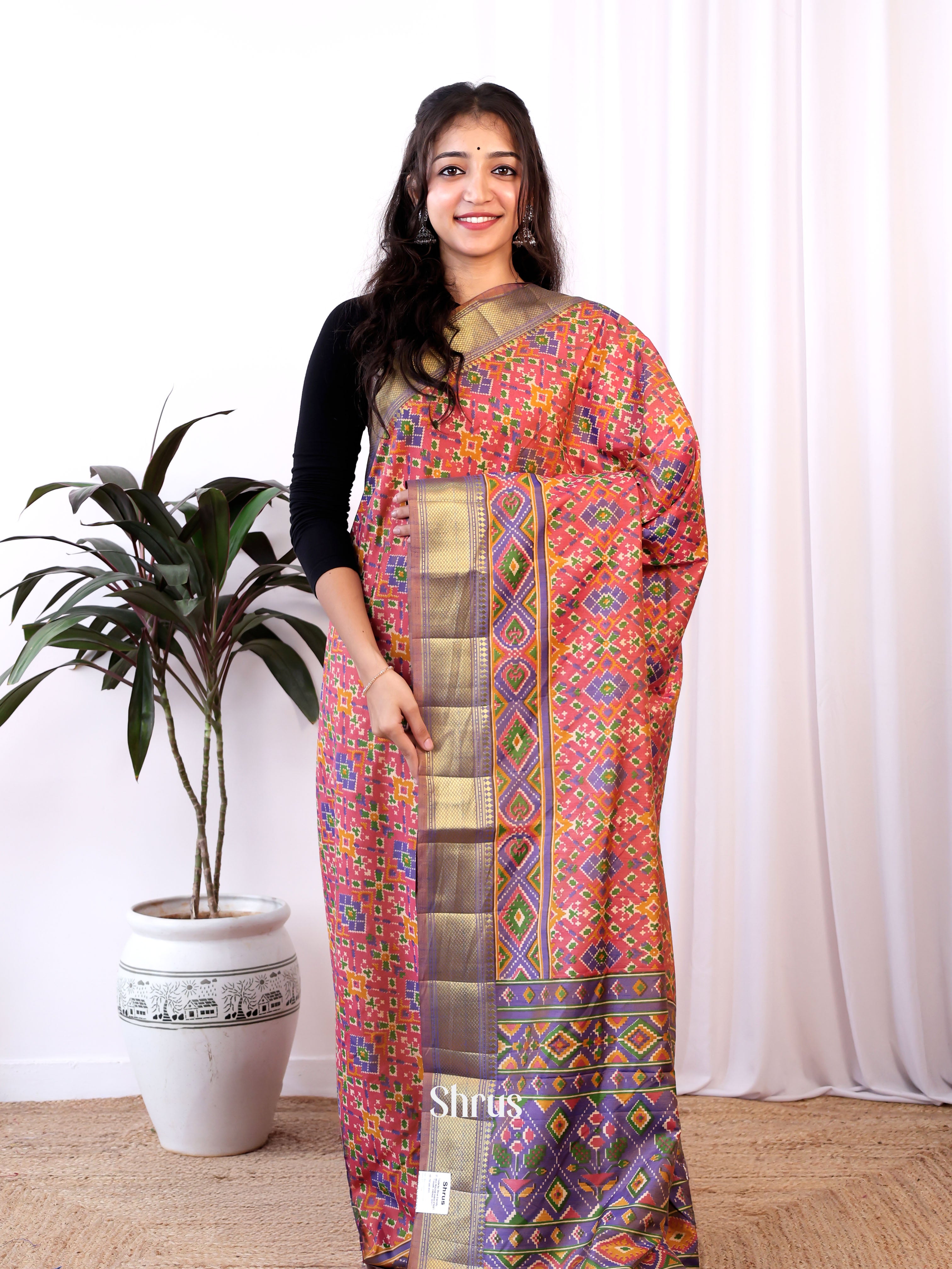 CJS17498 - Semi Patola Saree