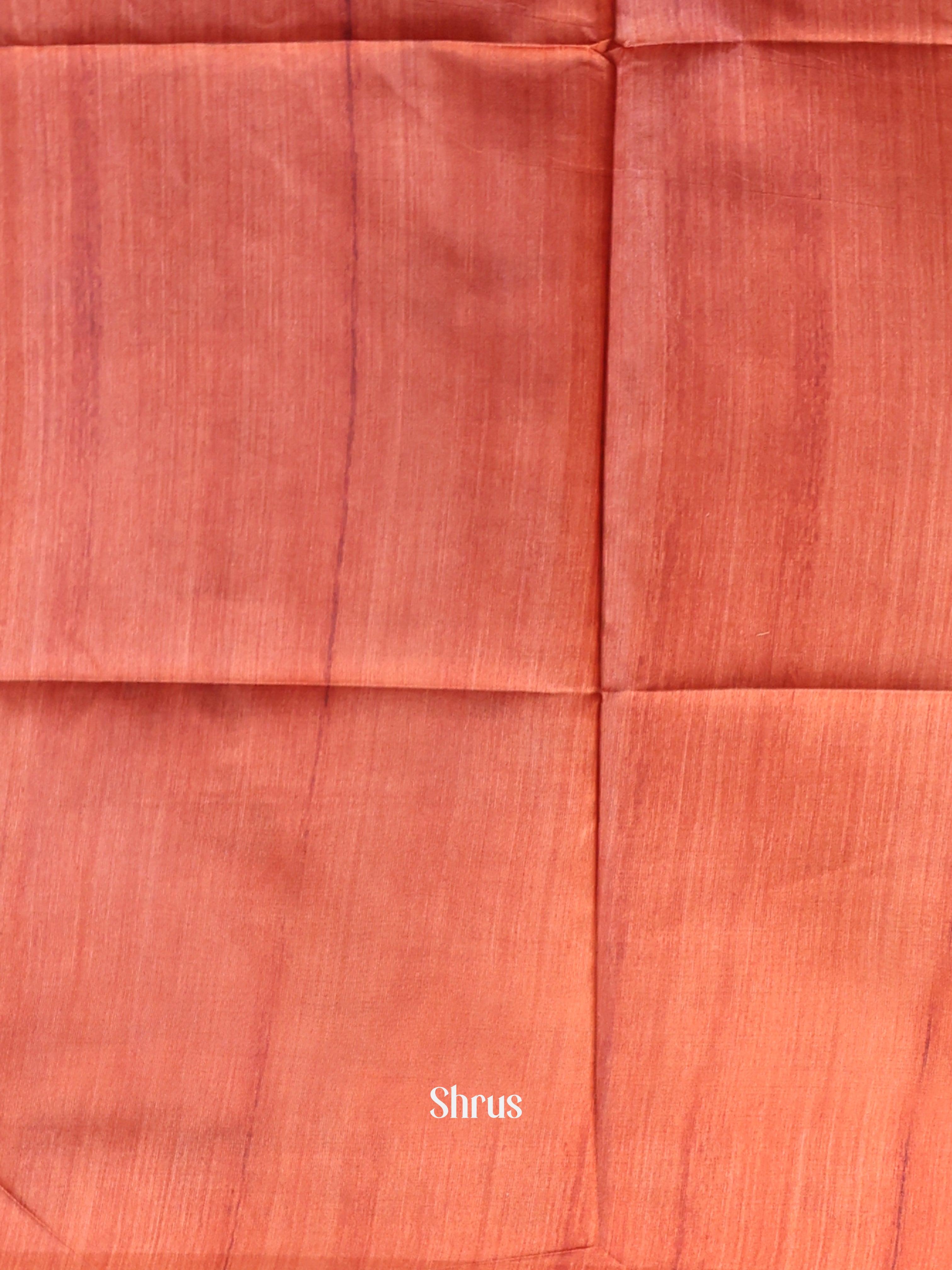 Red - Champa semitussar Saree