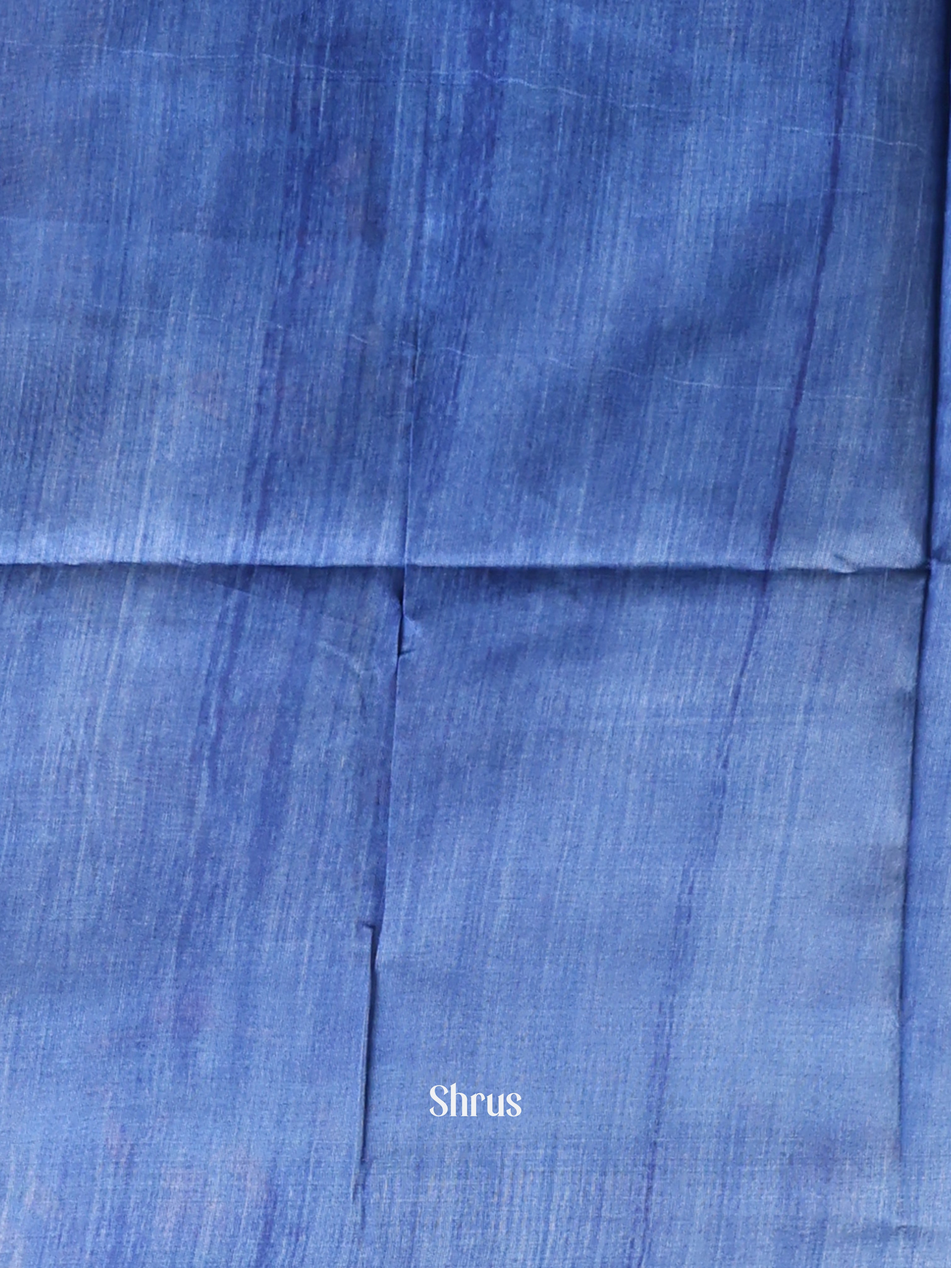 Blue - Champa semitussar Saree