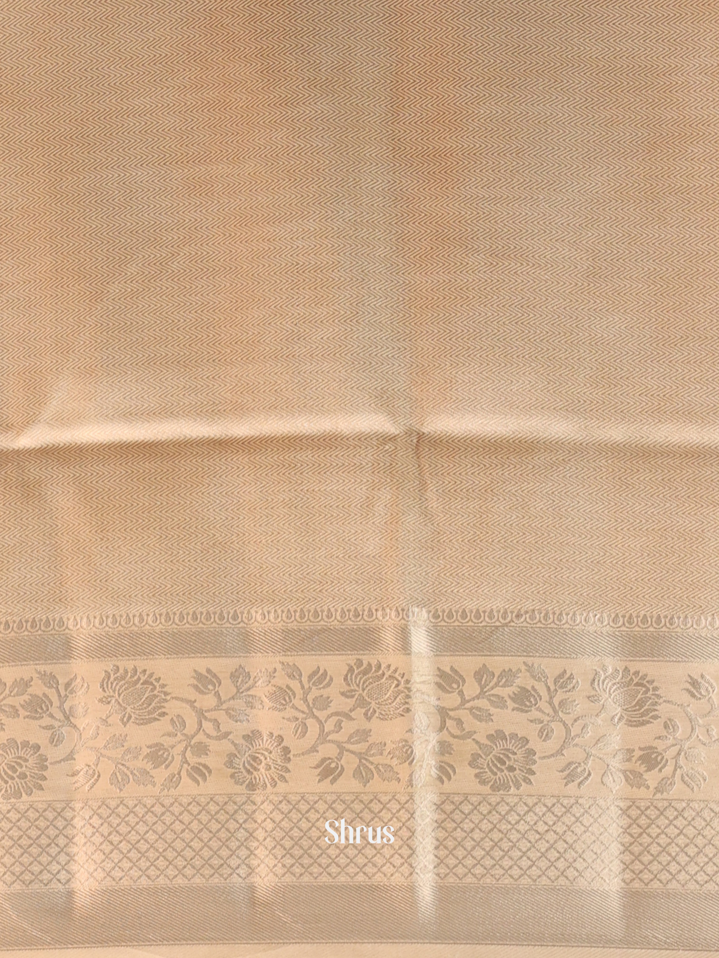 Mild Peach - Printed chanderi Saree