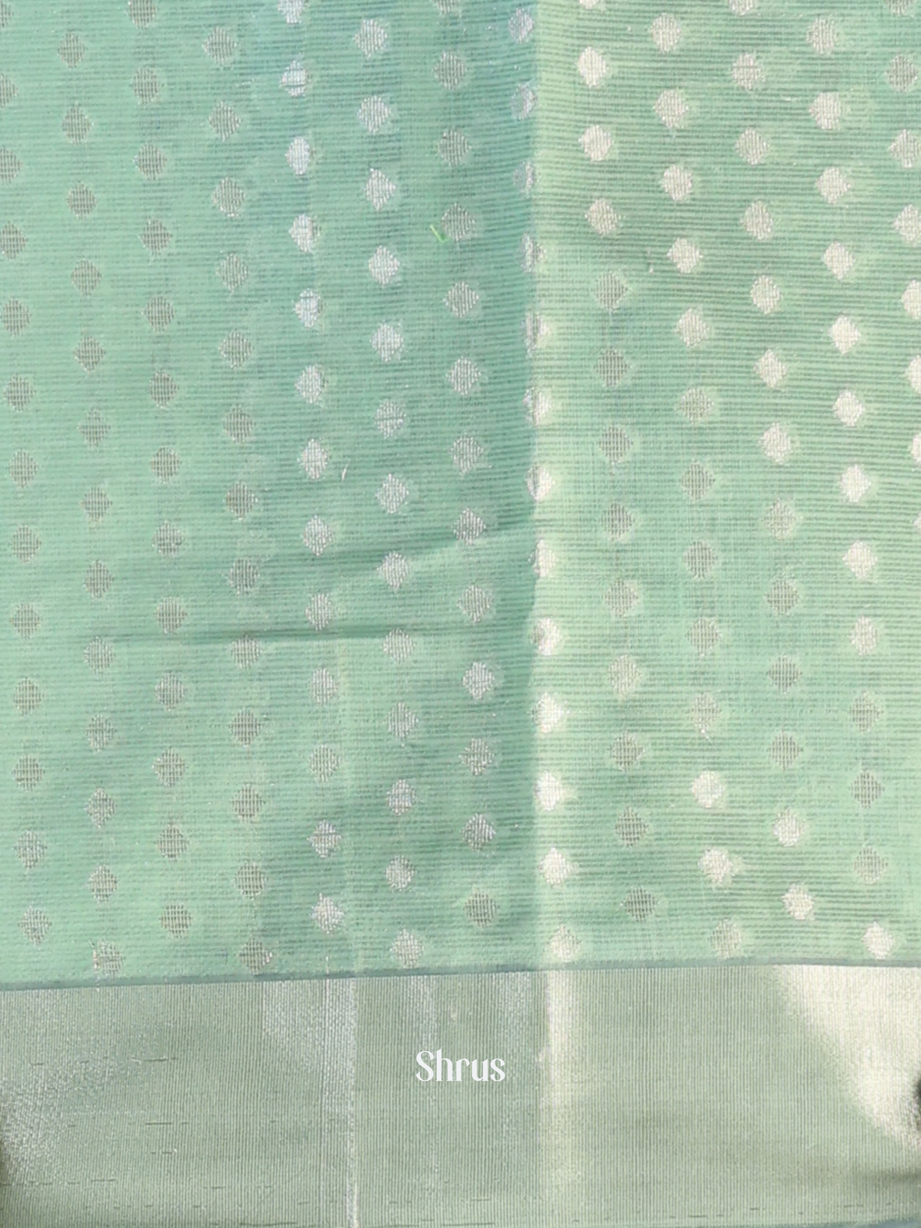 Green- Kora Banarasi Saree