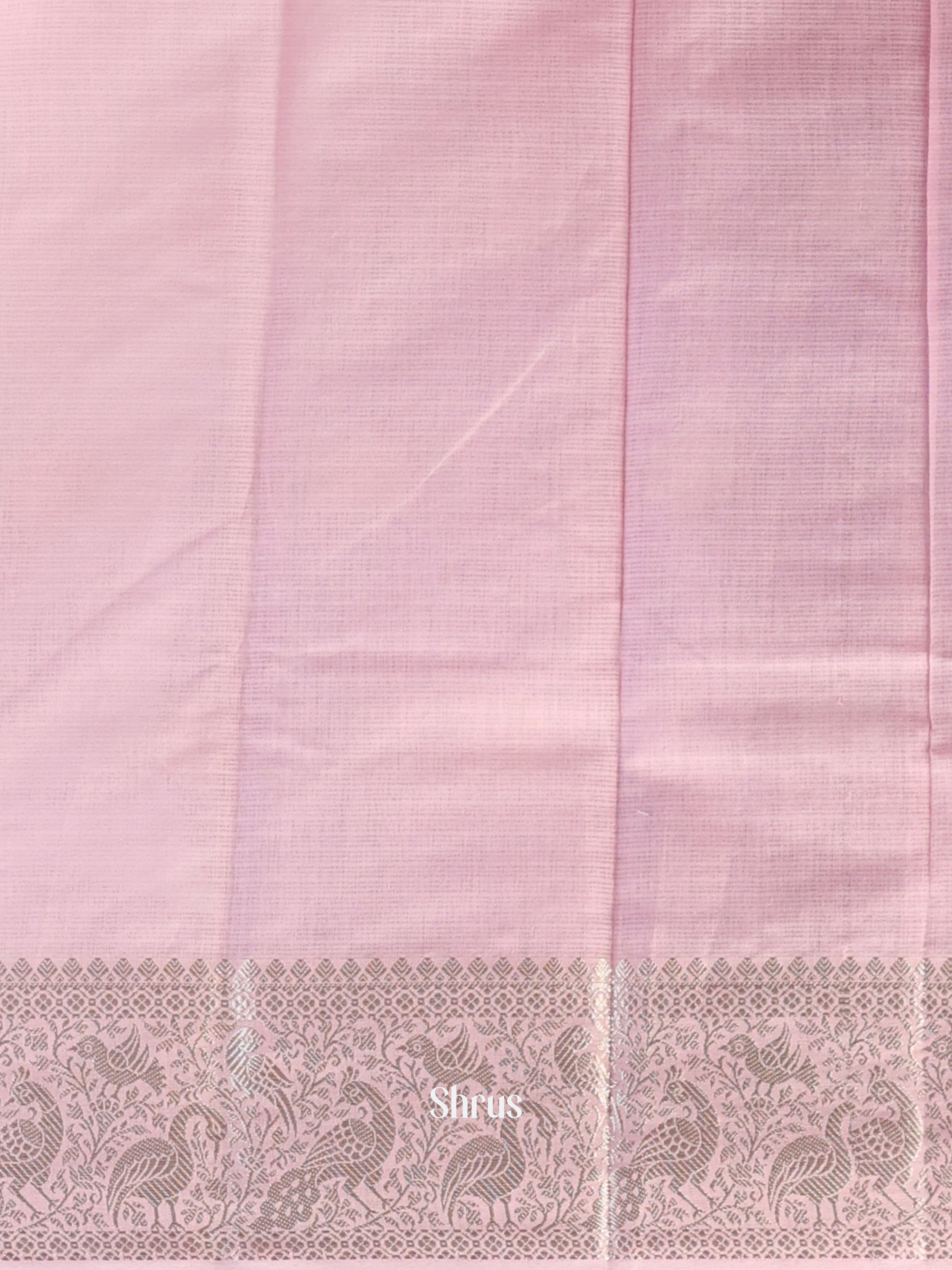 pink - Kora Banarasi Saree