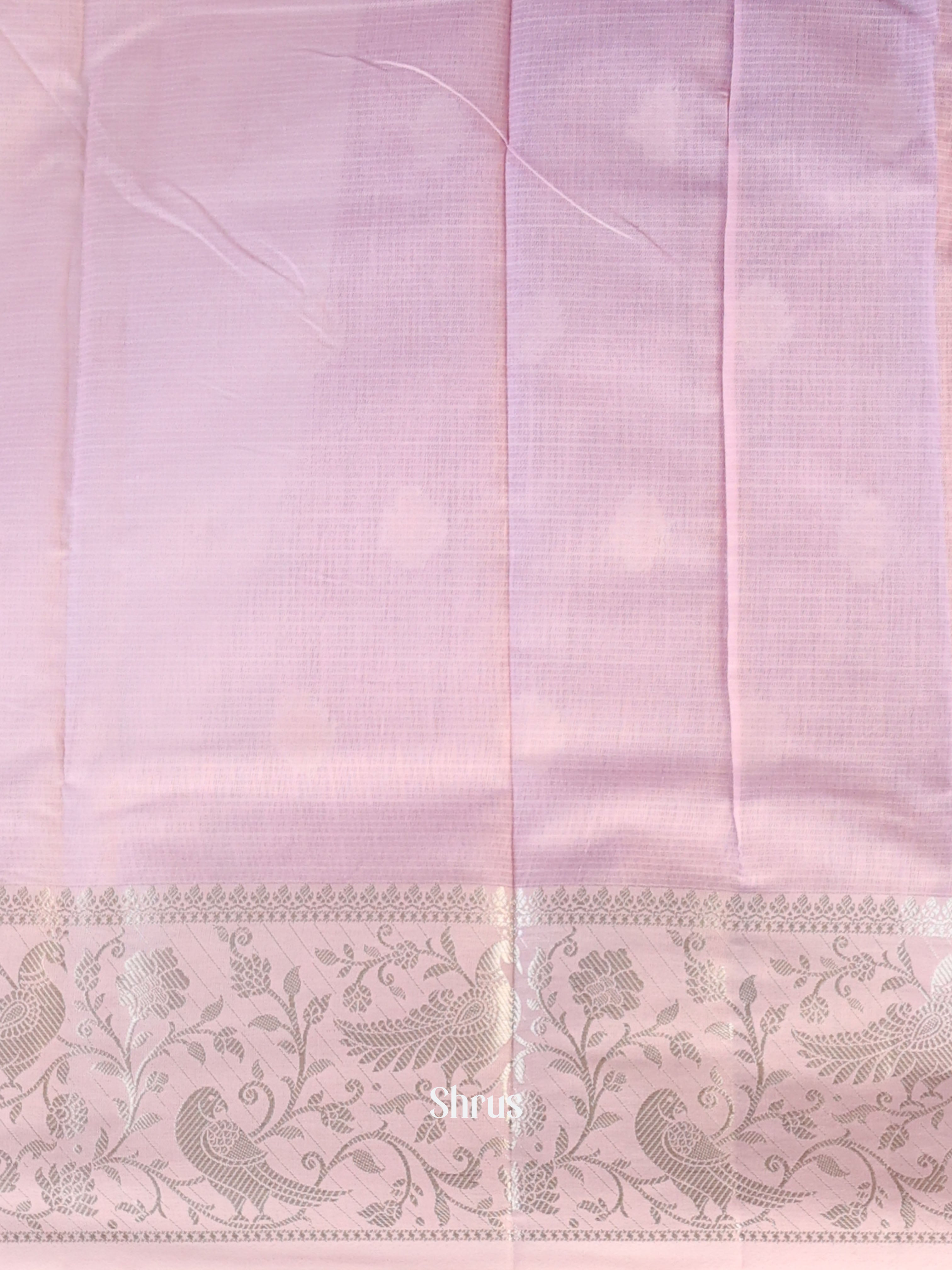 Pink  - Kora Banarasi Saree