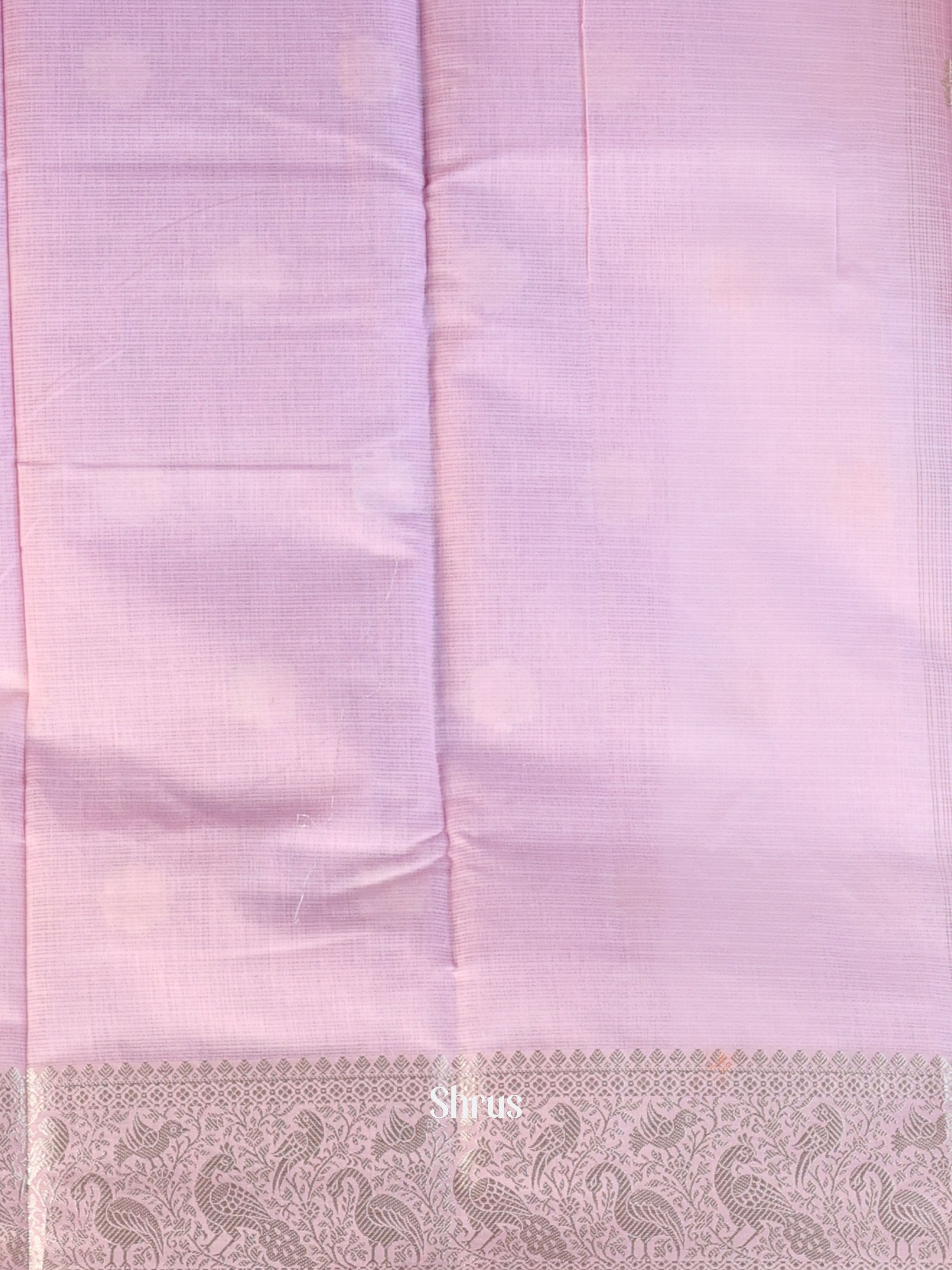 pink - Kora Banarasi Saree