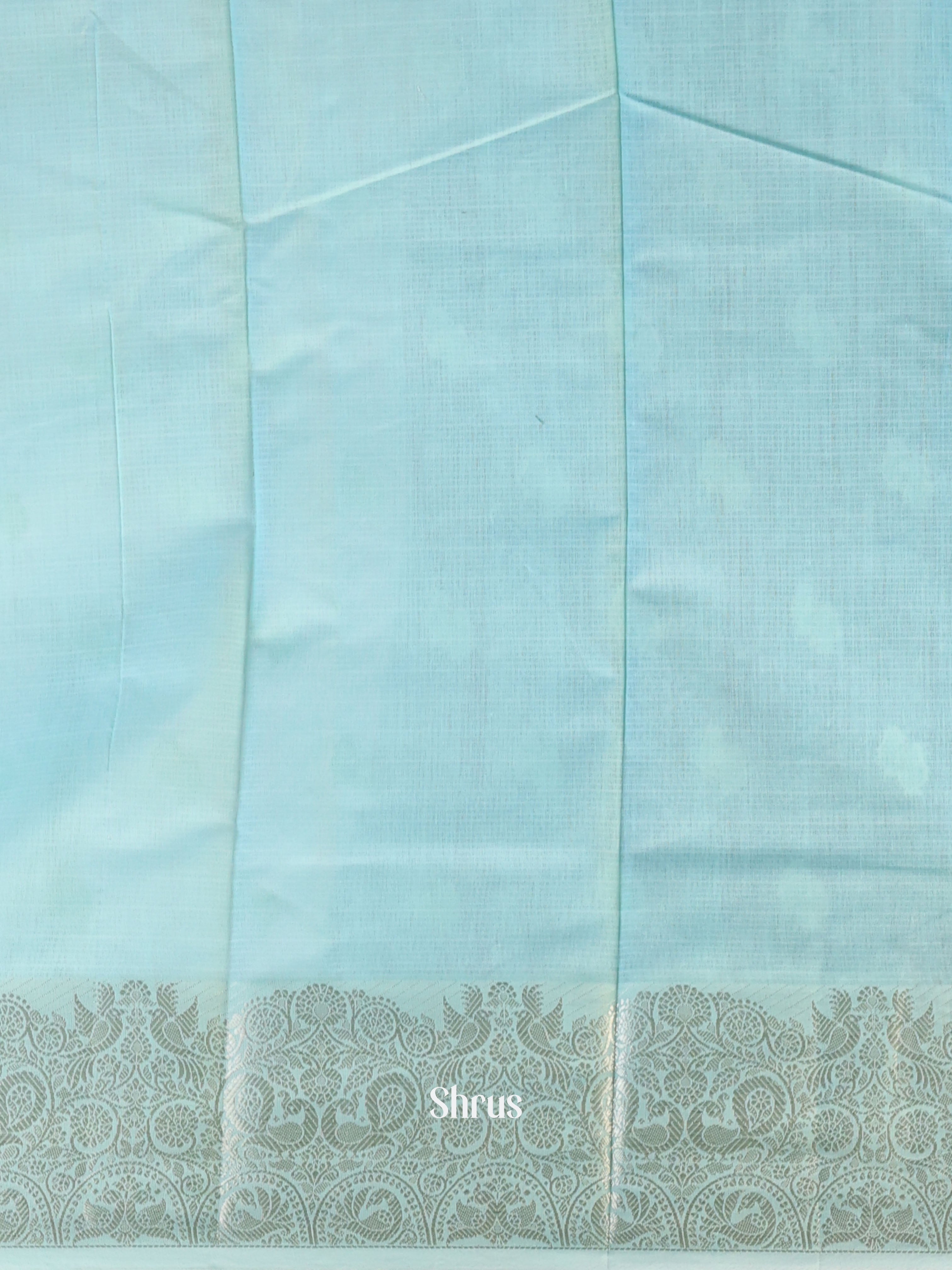 Blue- Kora Banarasi Saree