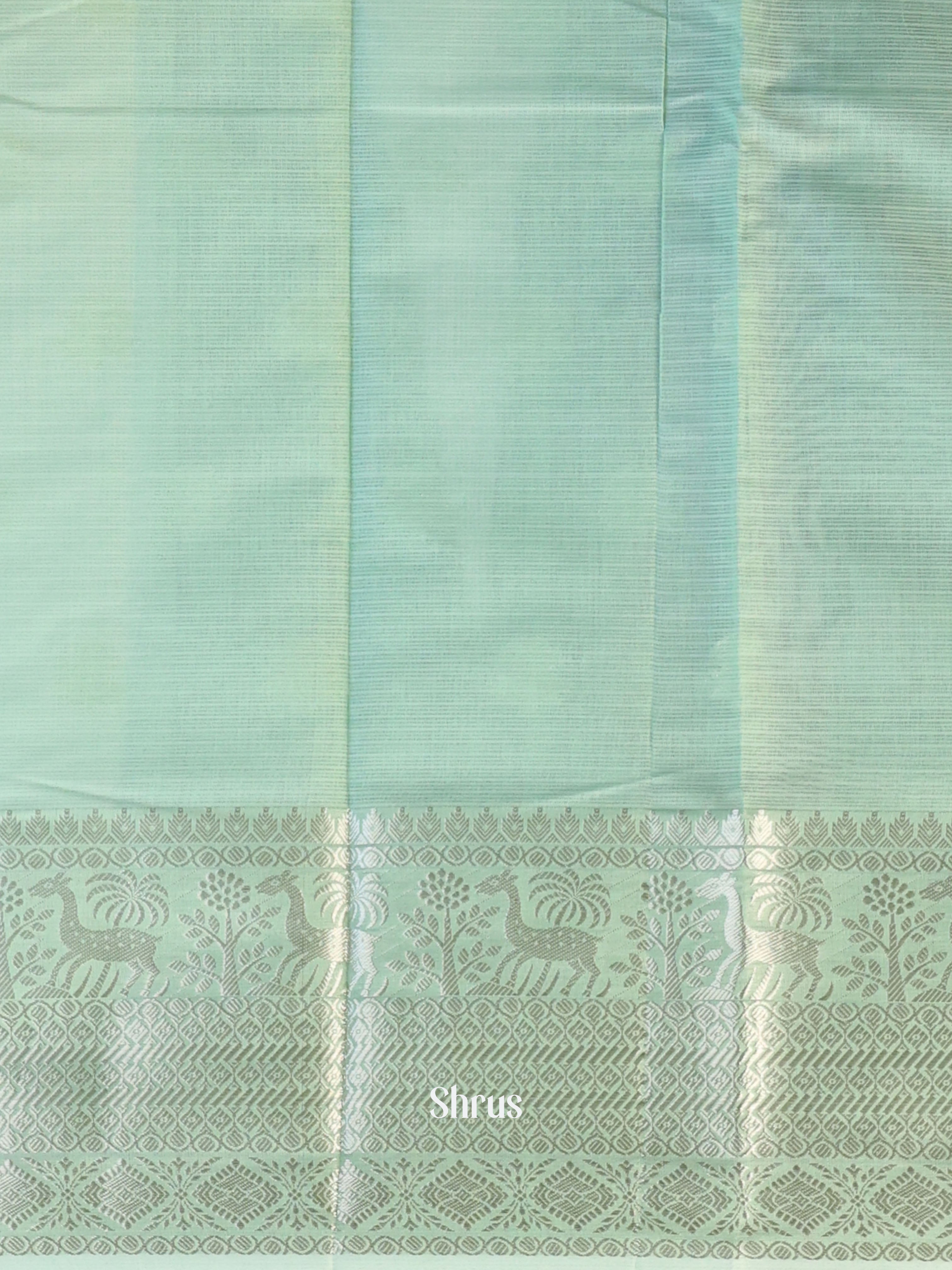 Green- Kora Banarasi Saree