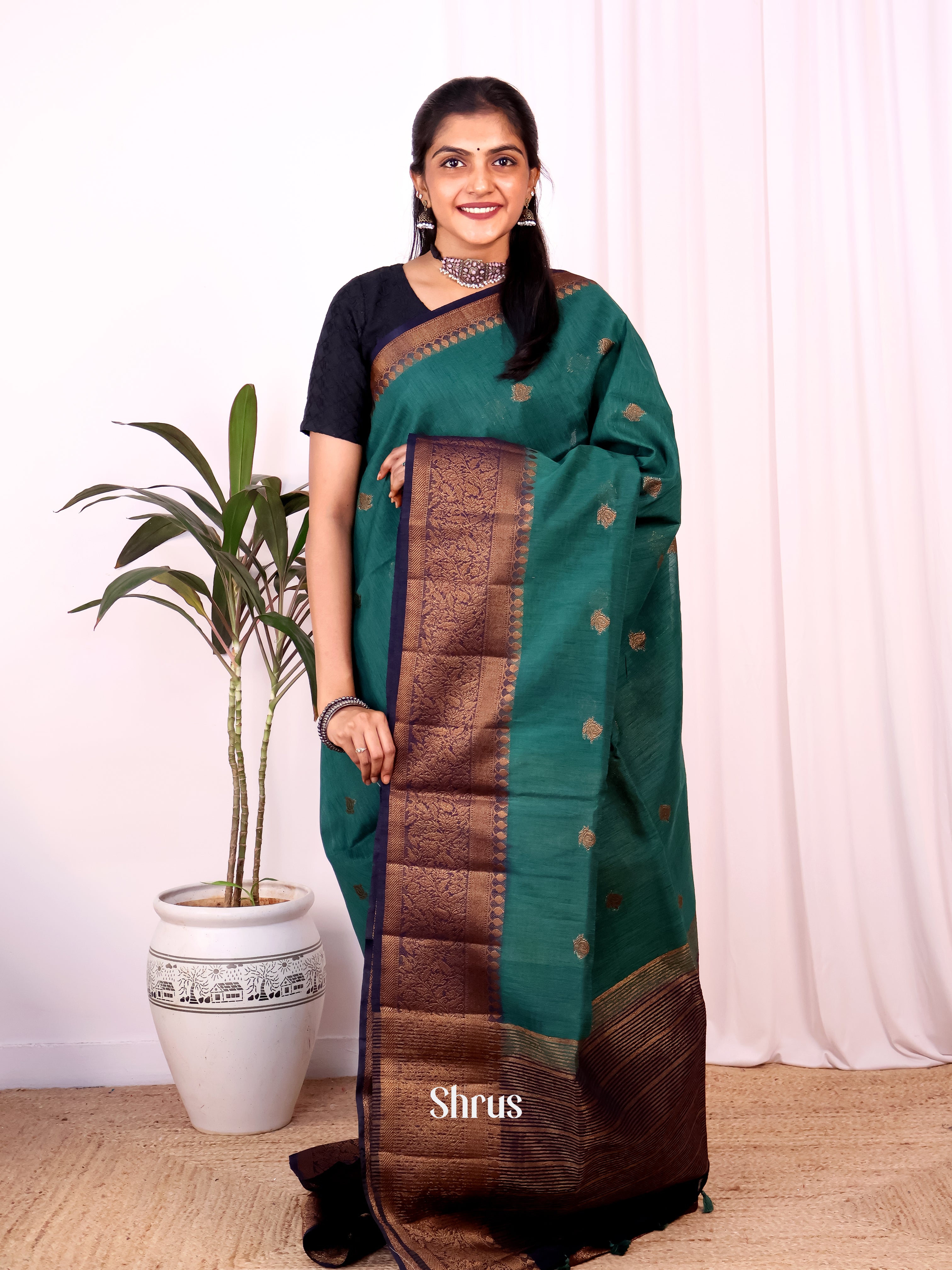 CJS18146 - Semi Jute Saree