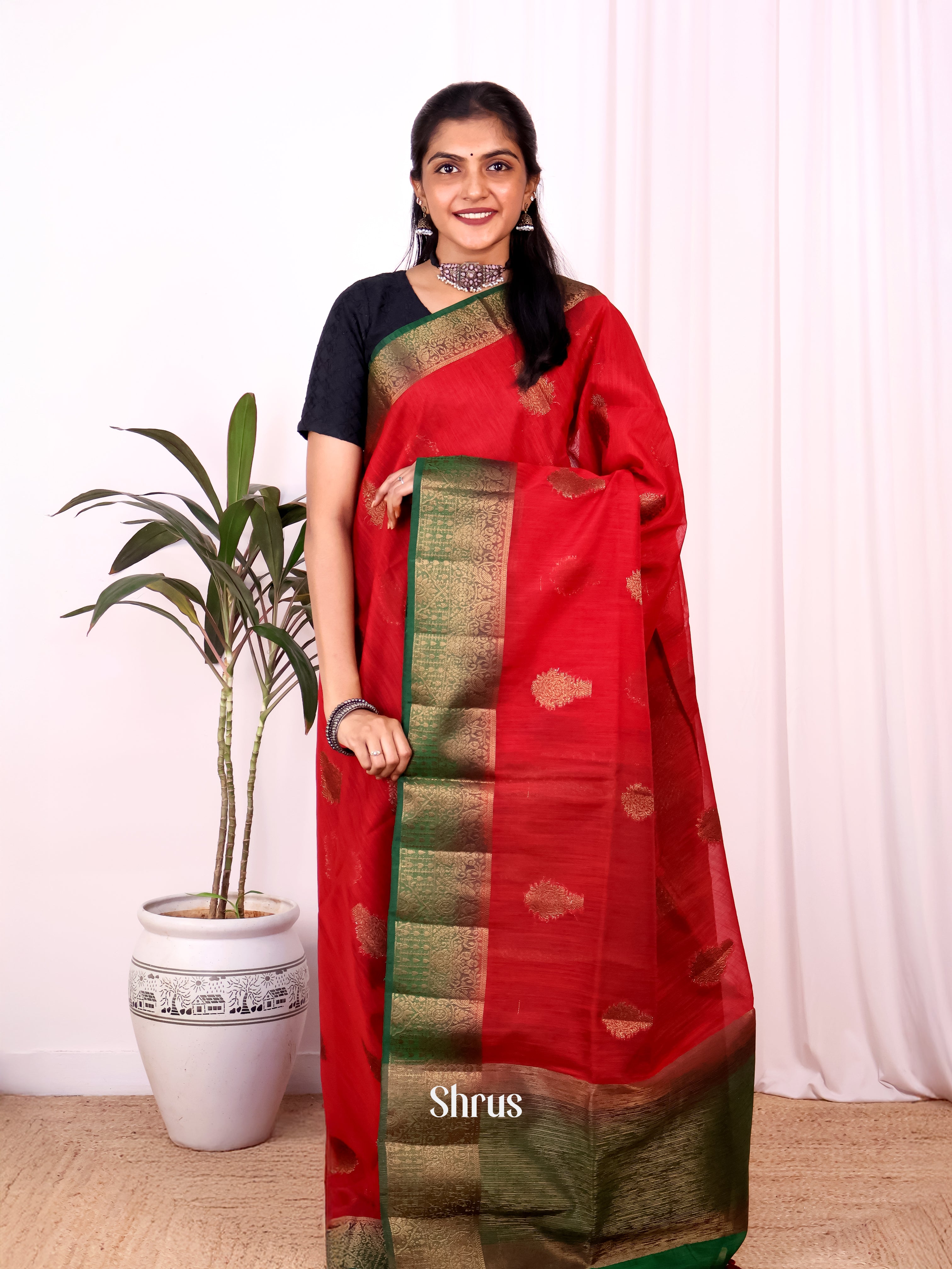 CJS18168 - Semi Jute Saree