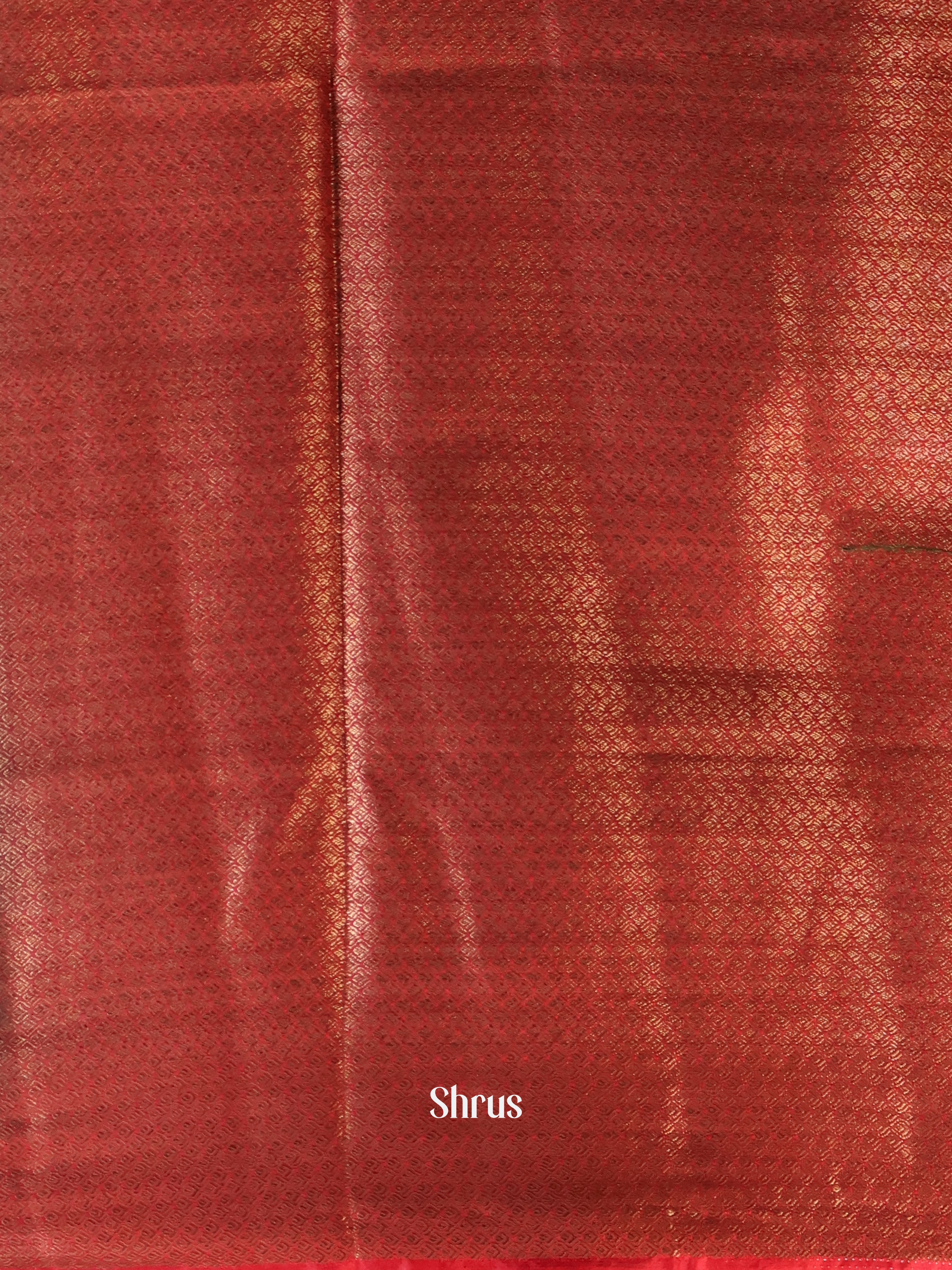Green & Red- Semi Jute Saree - Shop on Shrus.com