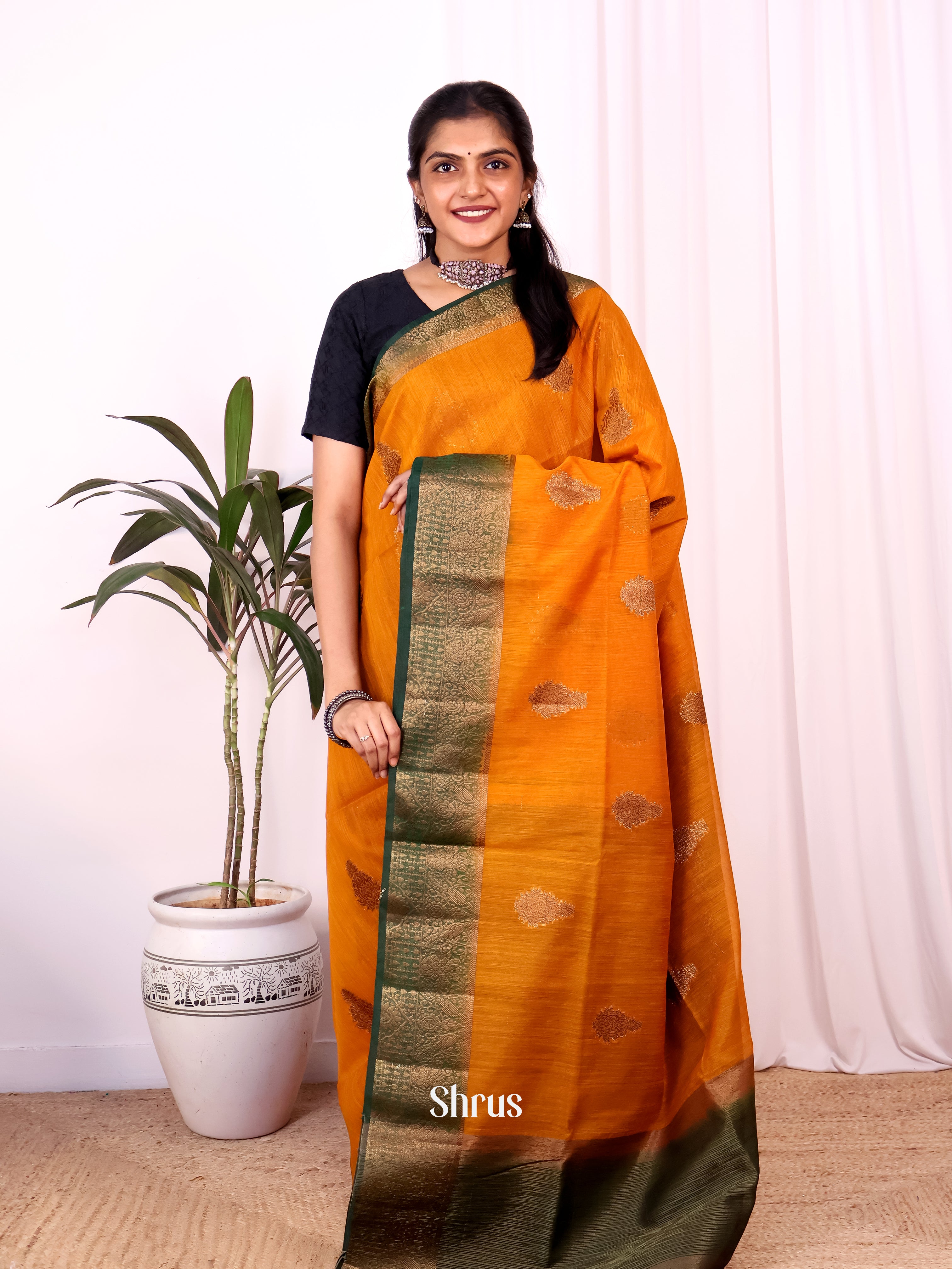 CJS18184 - Semi Jute Saree