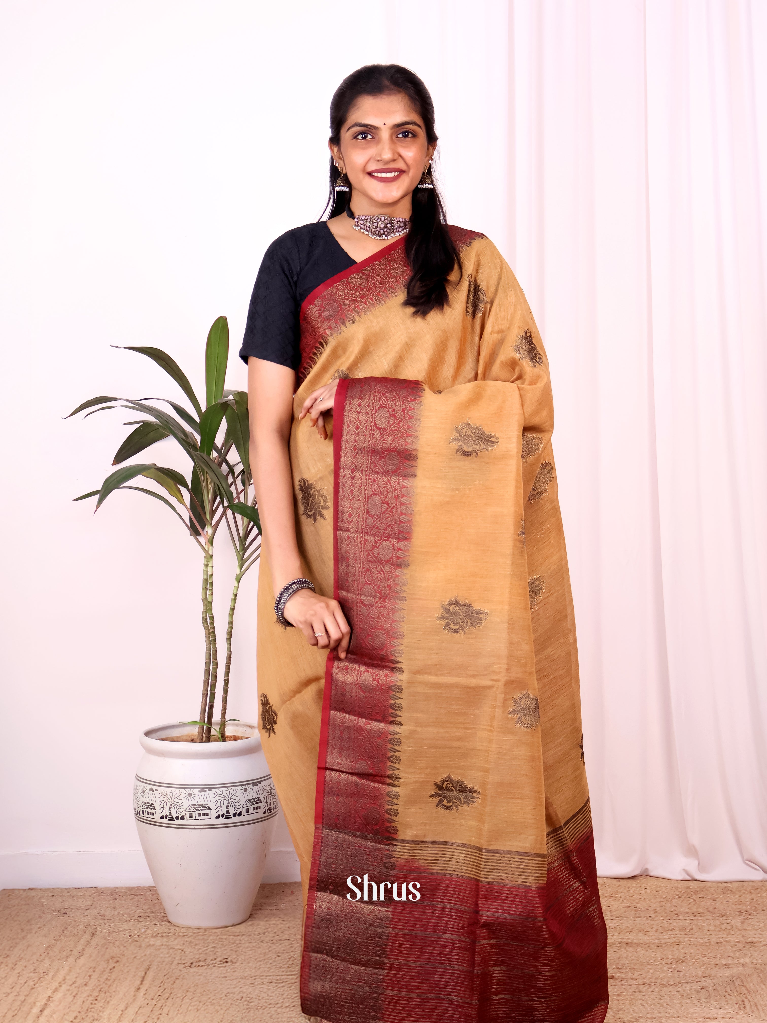 CJS18190 - Semi Jute Saree