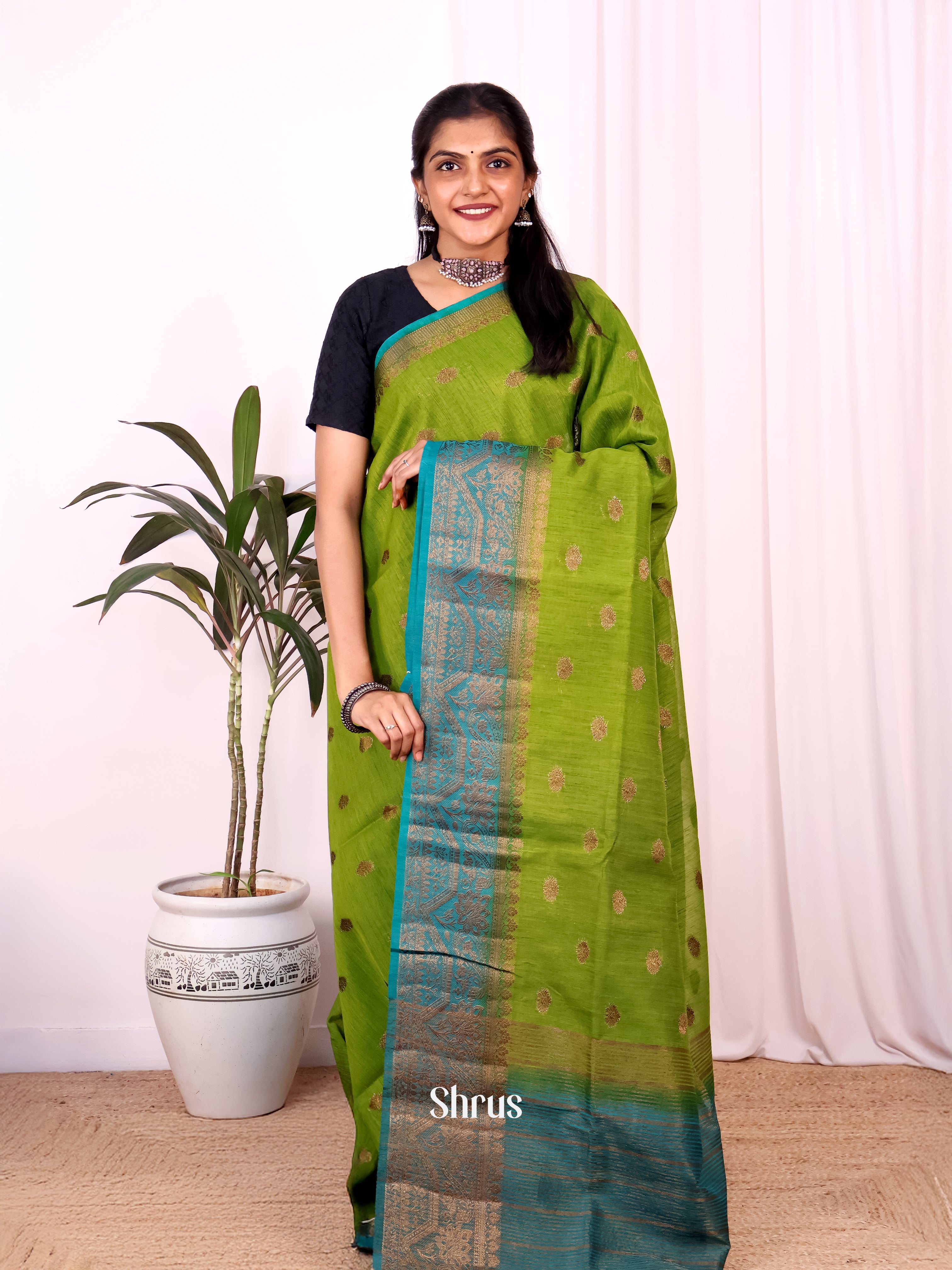 CJS18210 - Semi Jute Saree