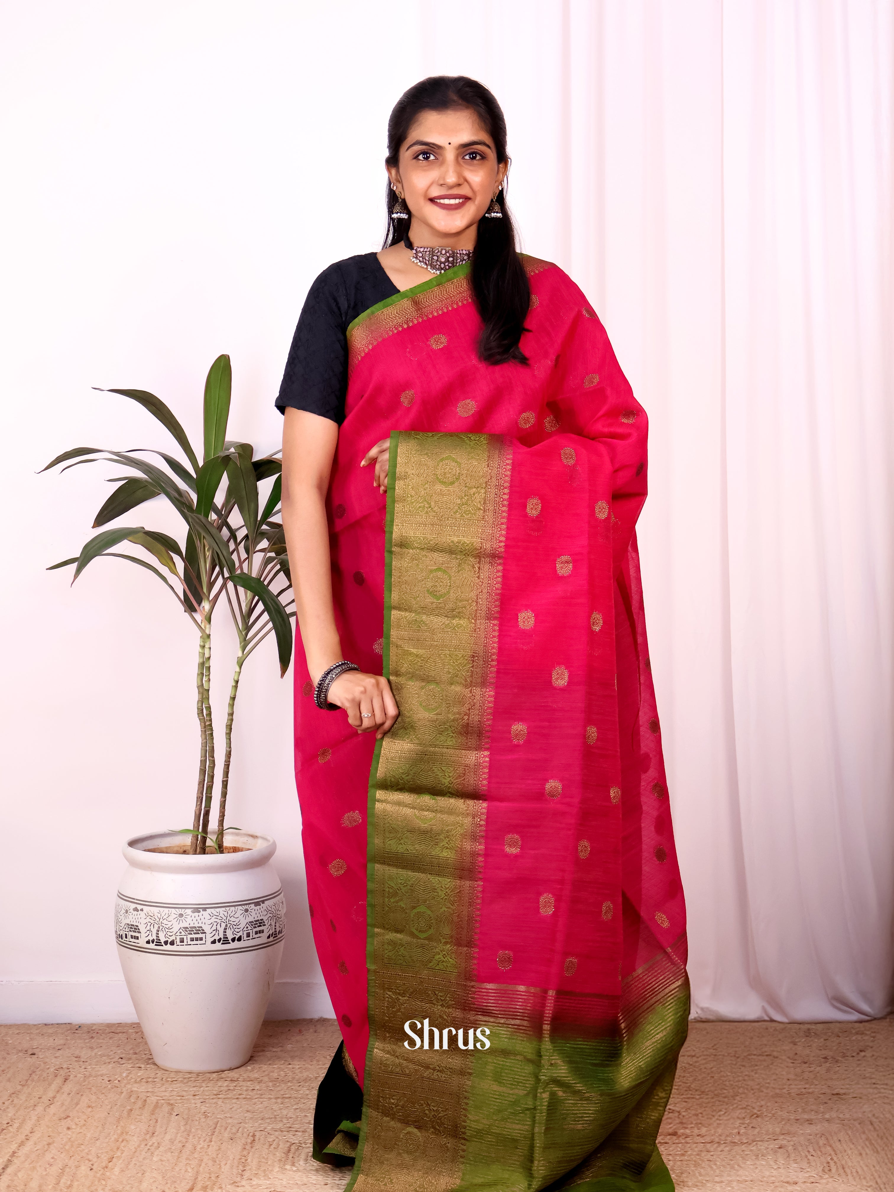 CJS18234 - Semi Jute Saree