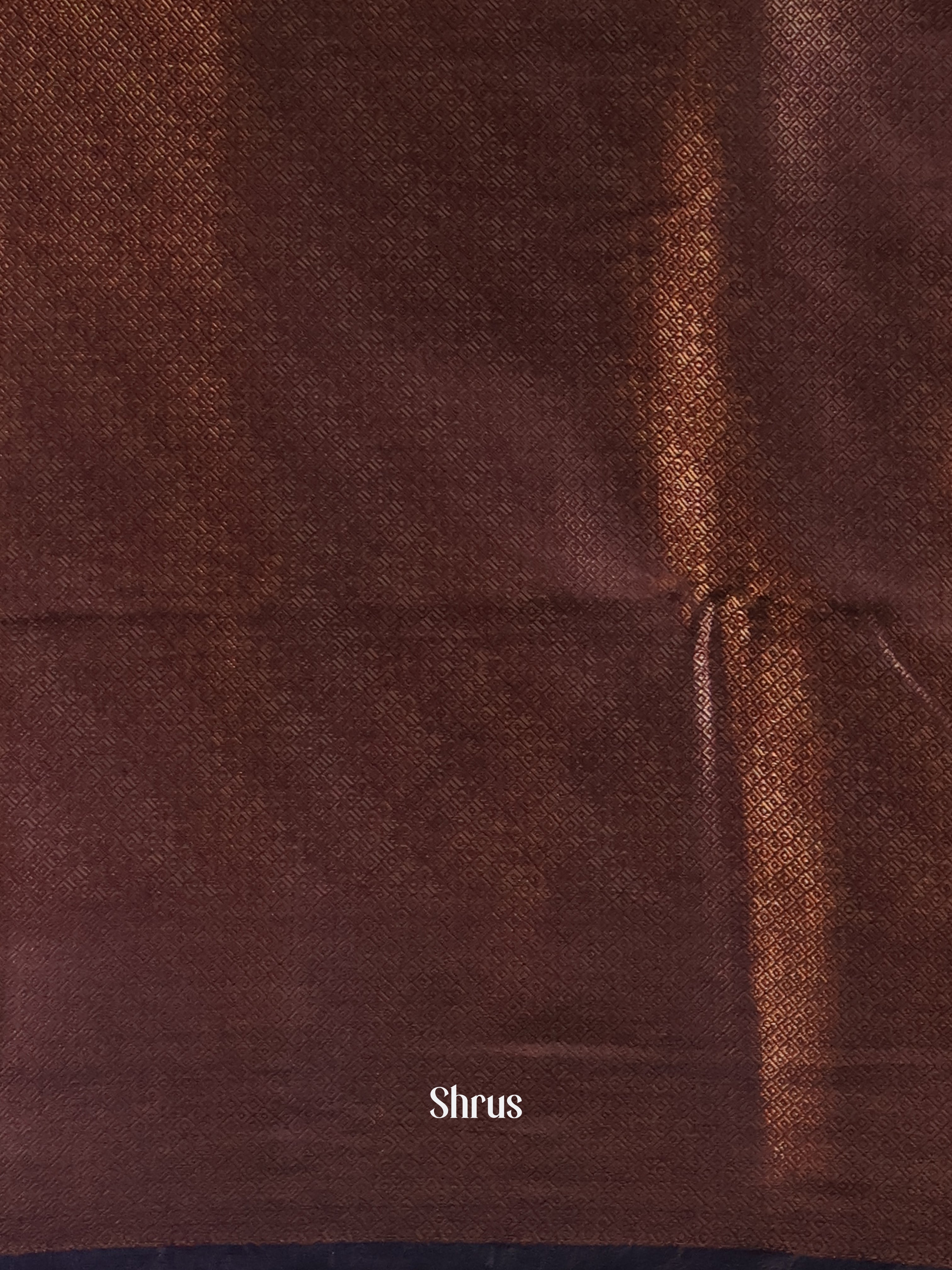 Red & Brown- Semi Jute Saree - Shop on Shrus.com
