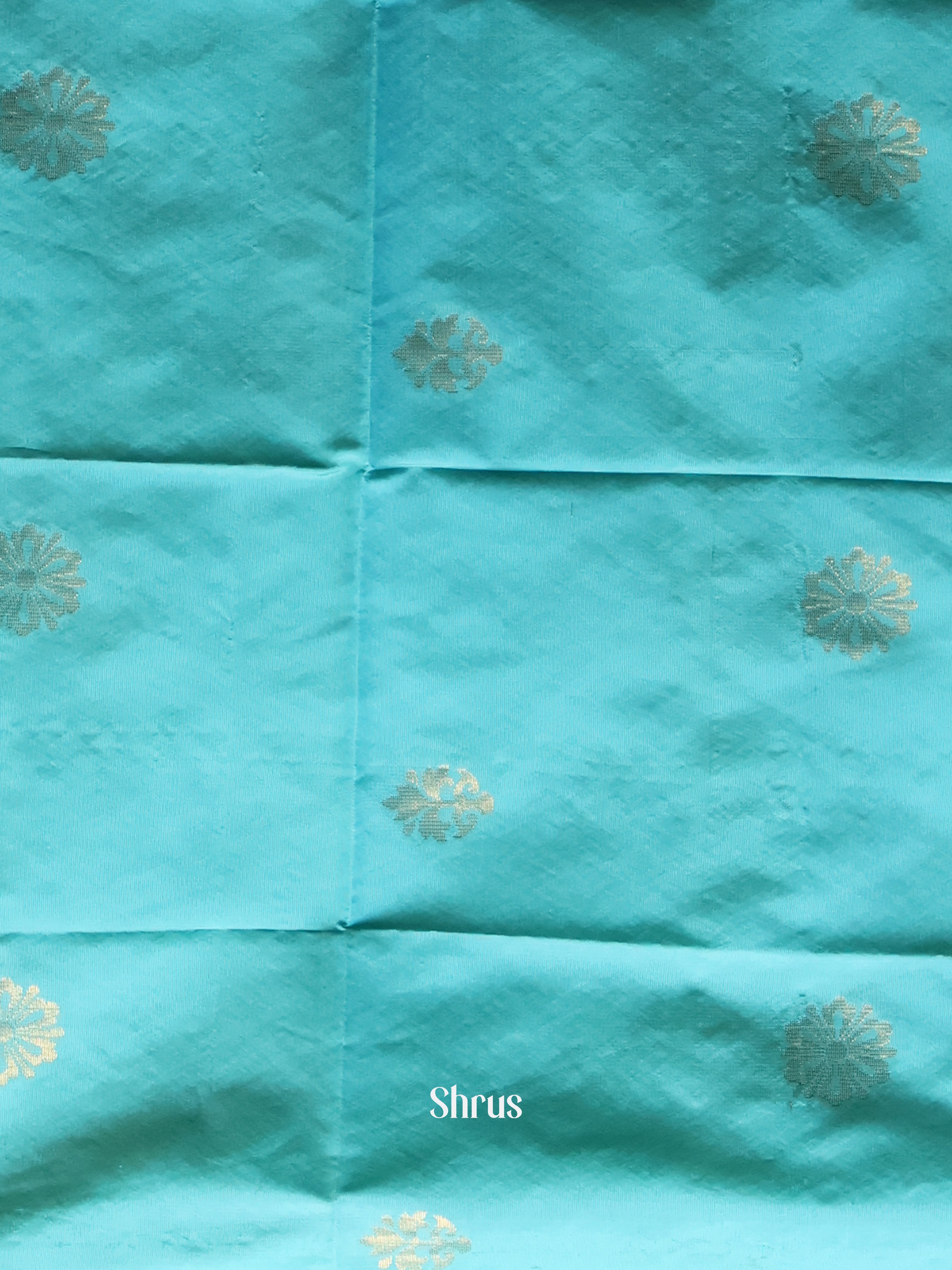 Teal & Green - semi softsilk salwar