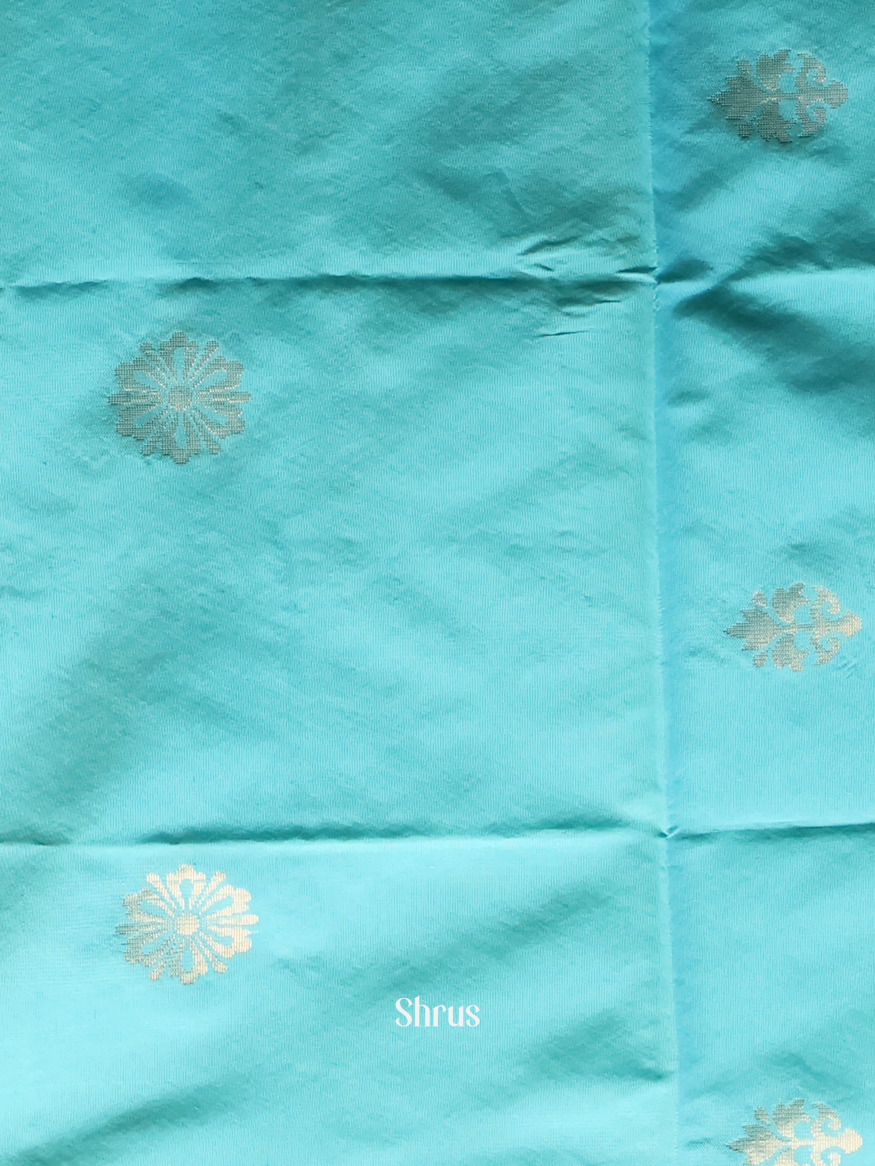 Teal &  Green - semi softsilk salwar