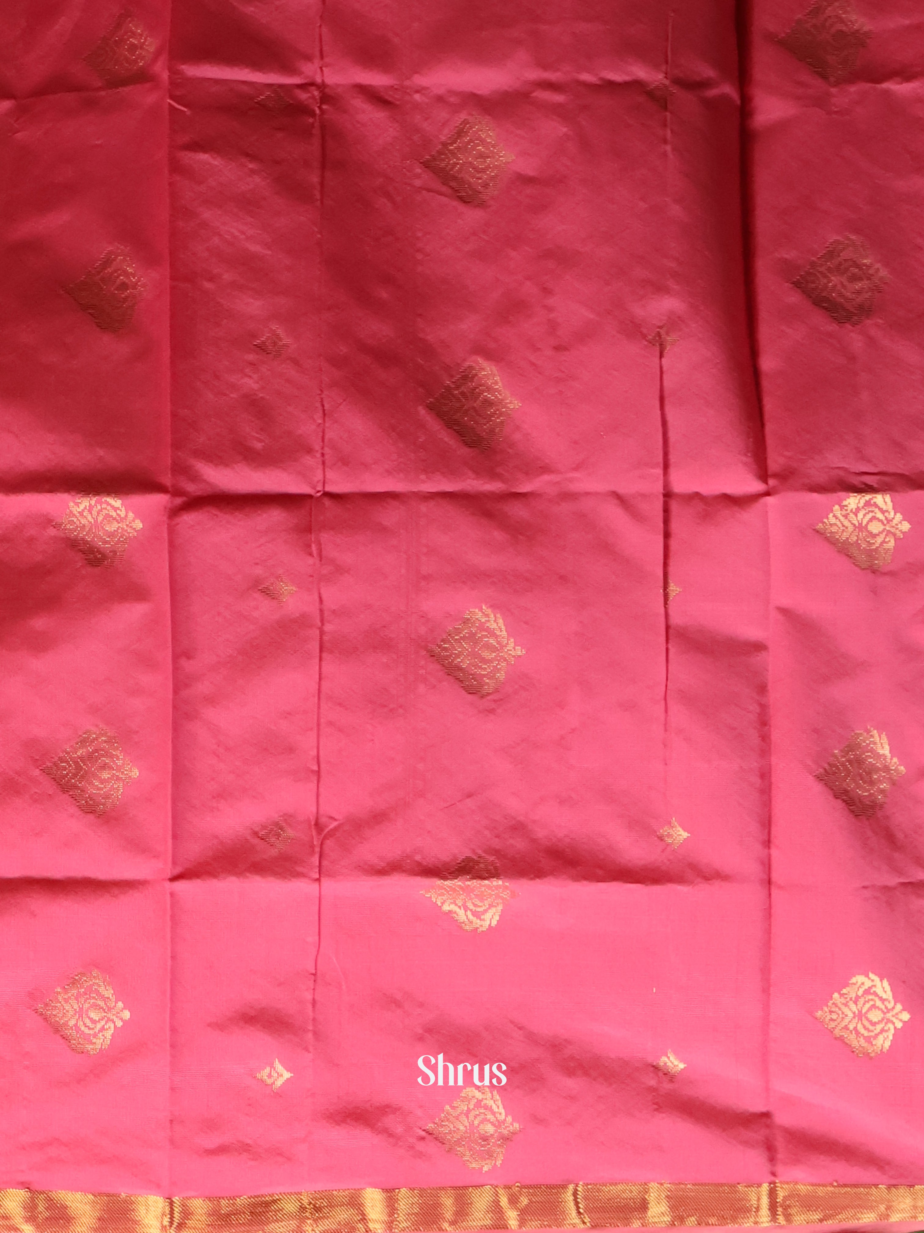 Pink & Green- semi softsilk salwar - Shop on Shrus.com