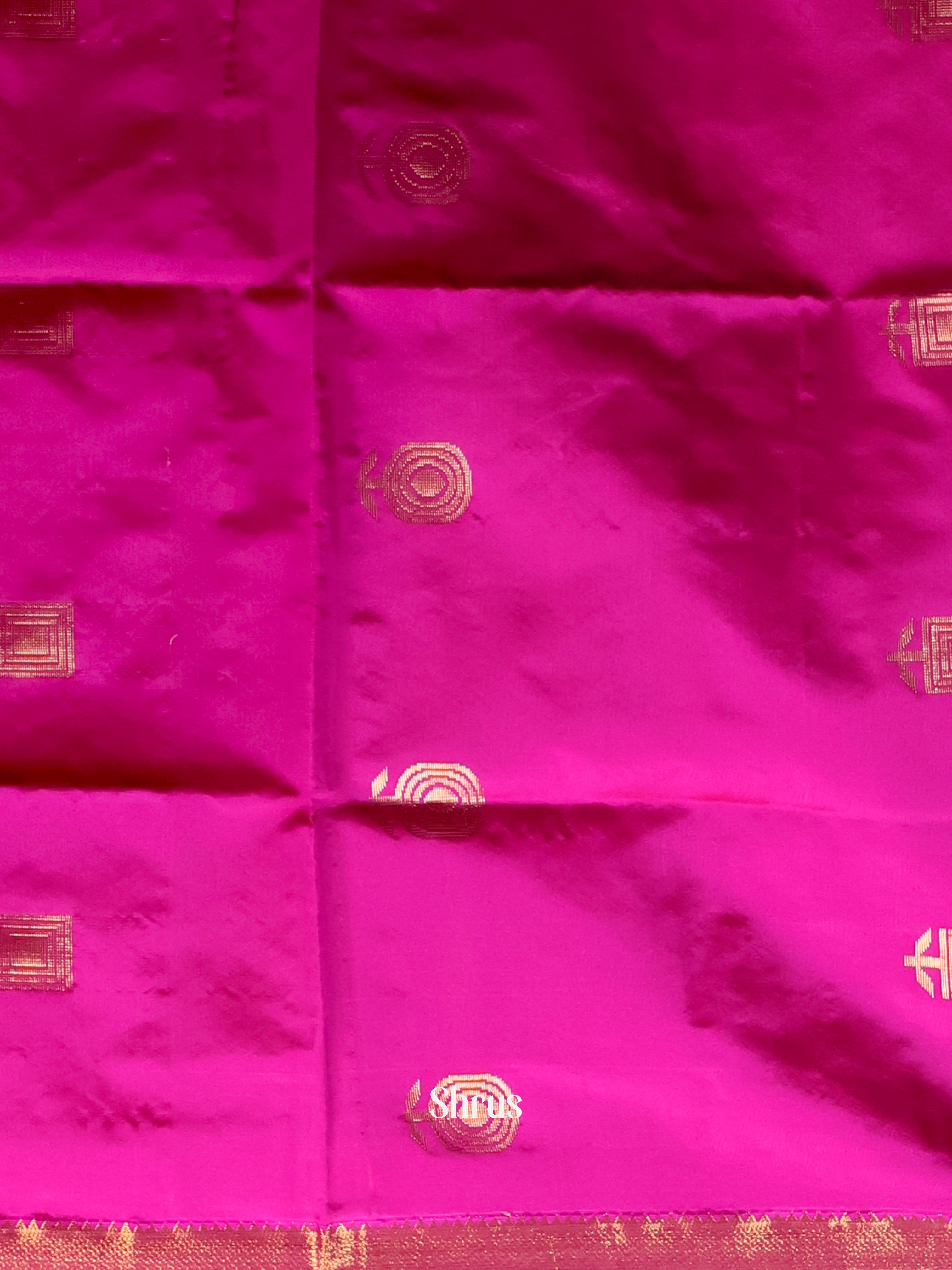 Pink & Green - semi softsilk salwar - Shop on Shrus.com