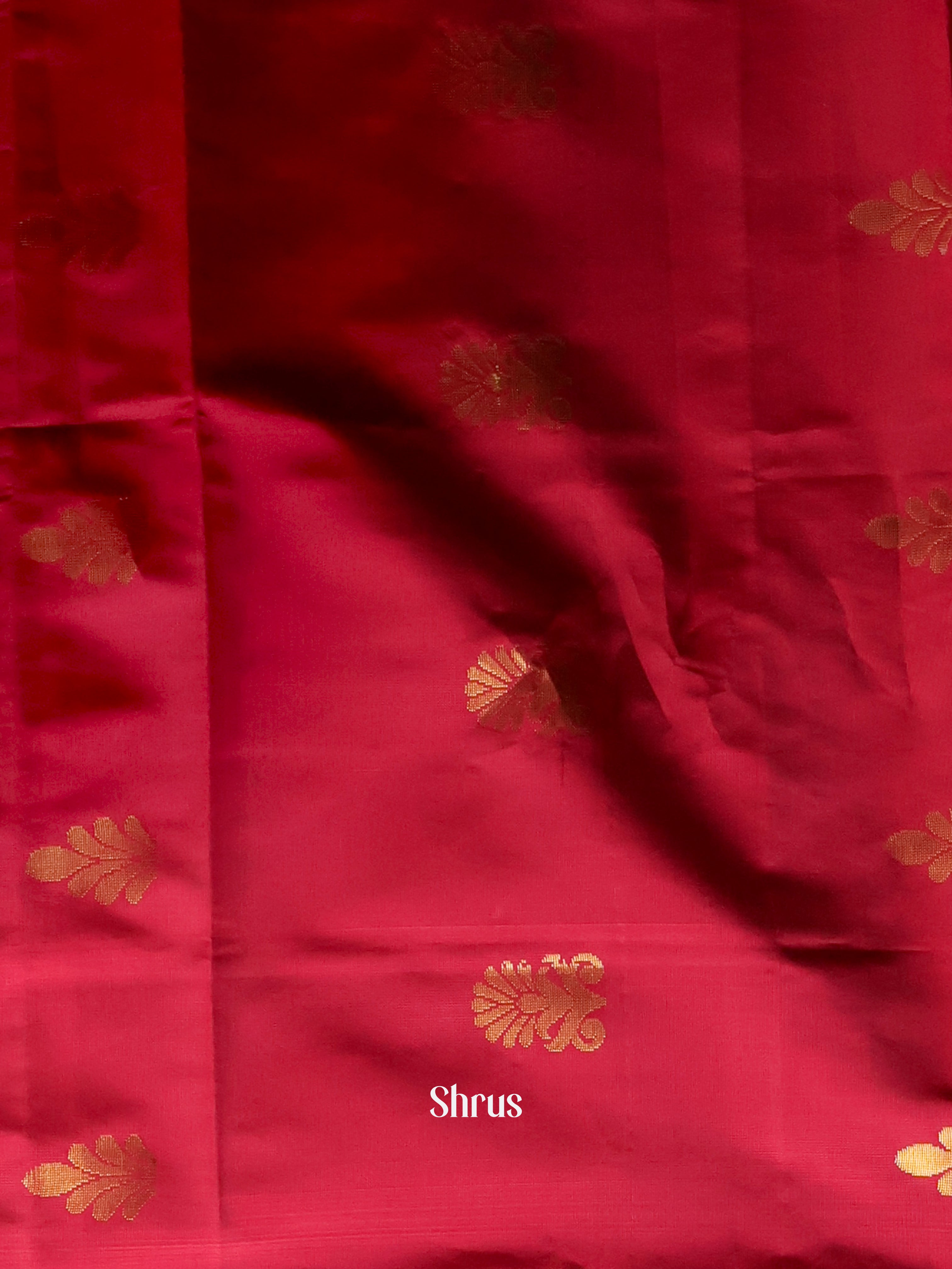 Red & Green  - semi softsilk salwar - Shop on Shrus.com