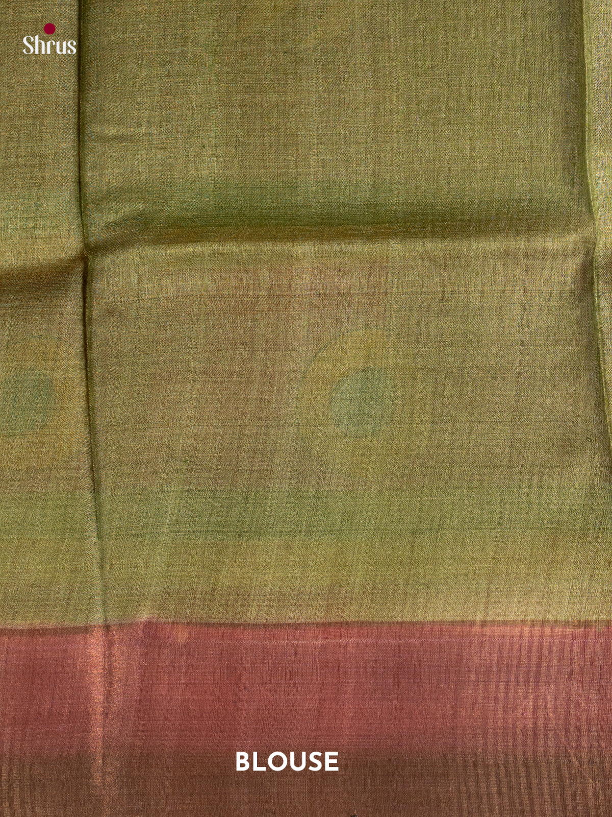 Green & Brown - Tussar Saree