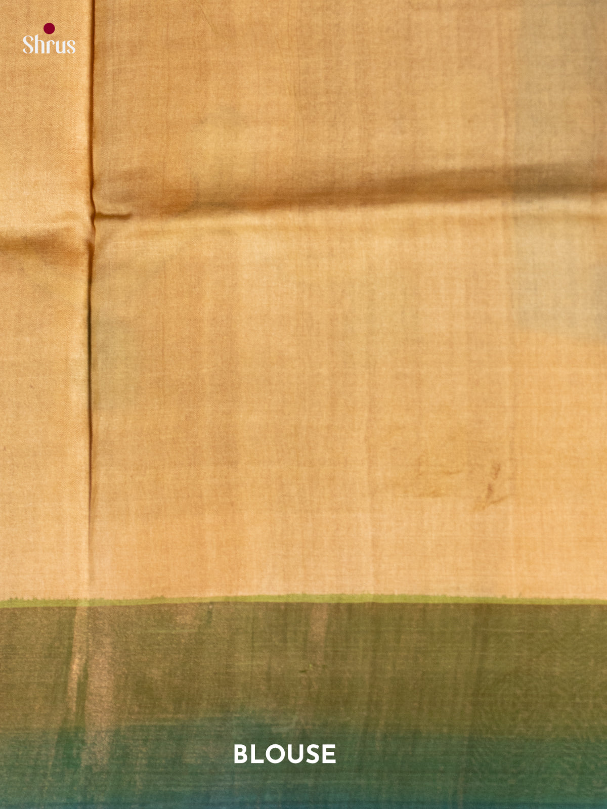 Beige & Brick - Tussar Saree