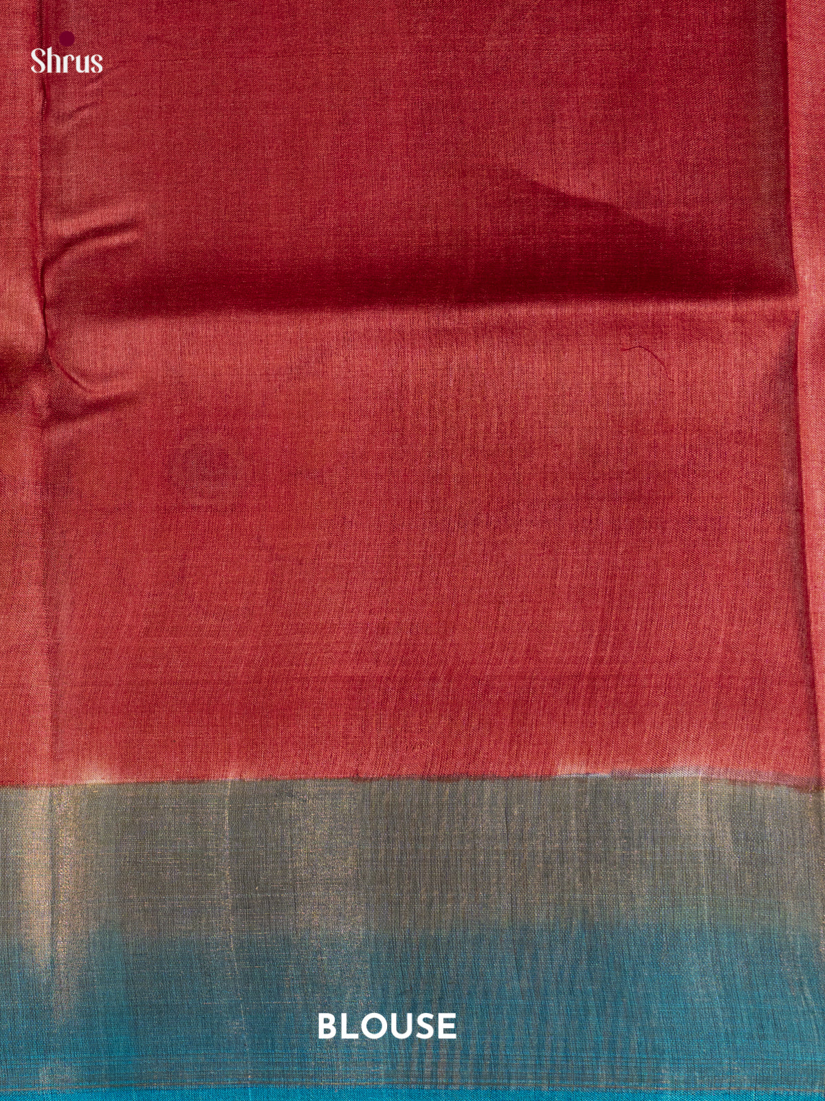 Maroon & Green - Tussar Saree