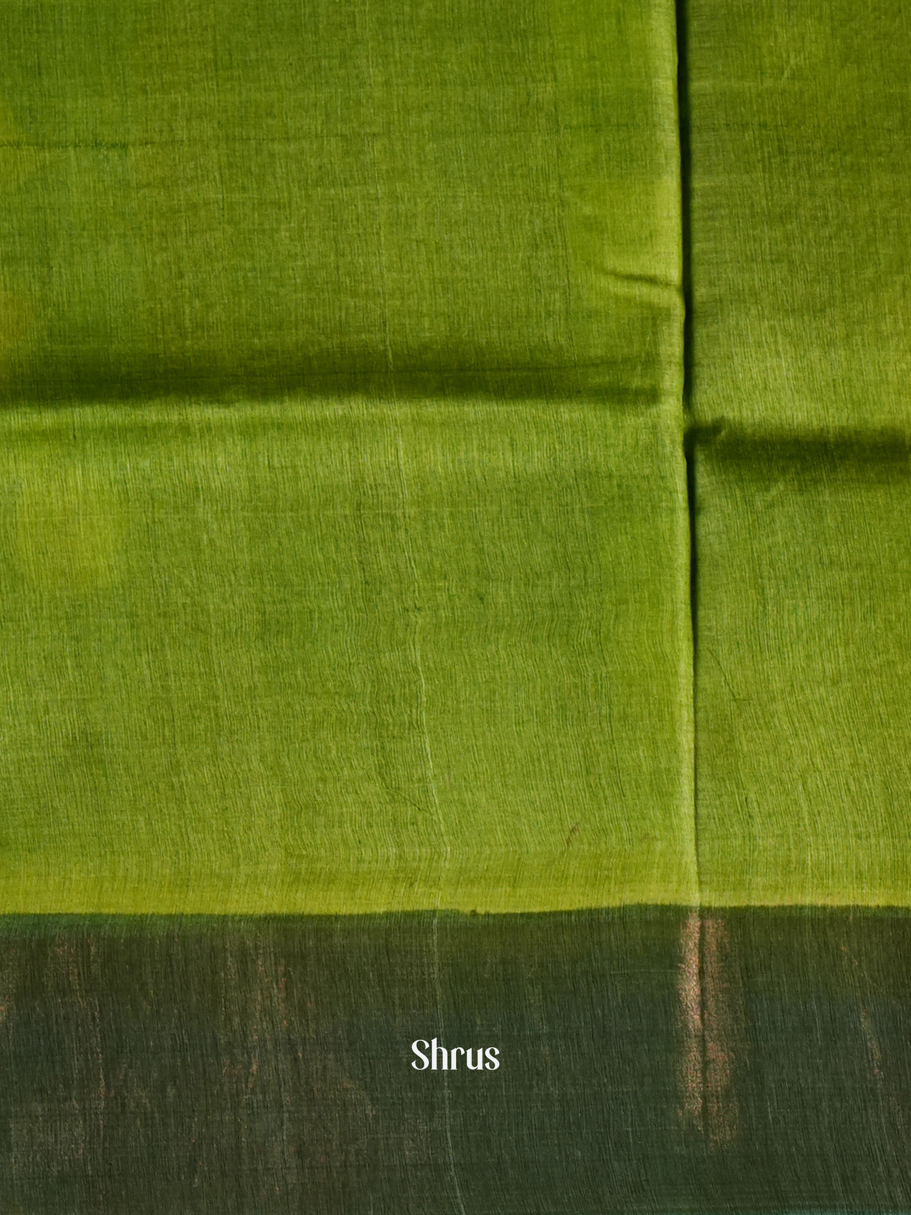 Green & Blue - Tussar Saree