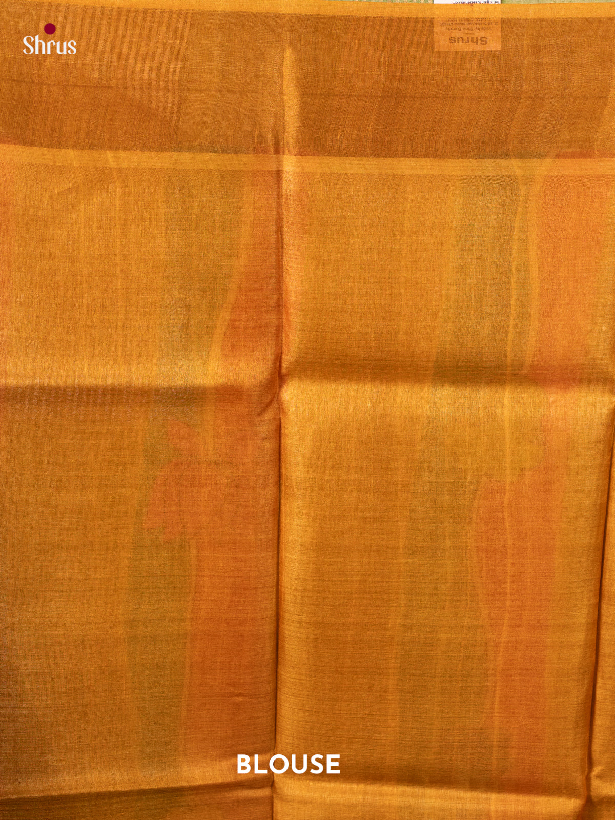 Green &  Mustard - Tussar Saree