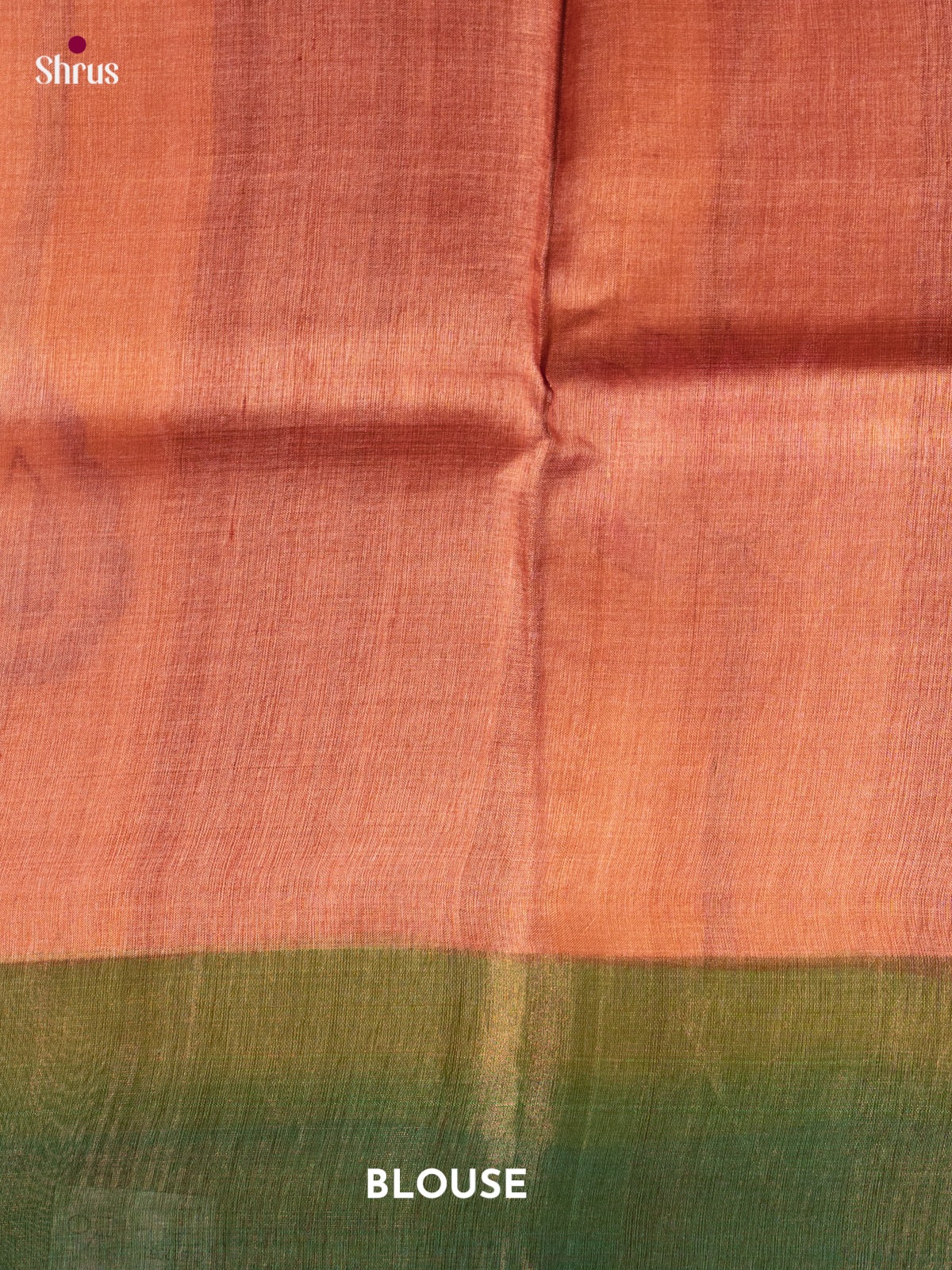 Brown & Mustard- Tussar Saree