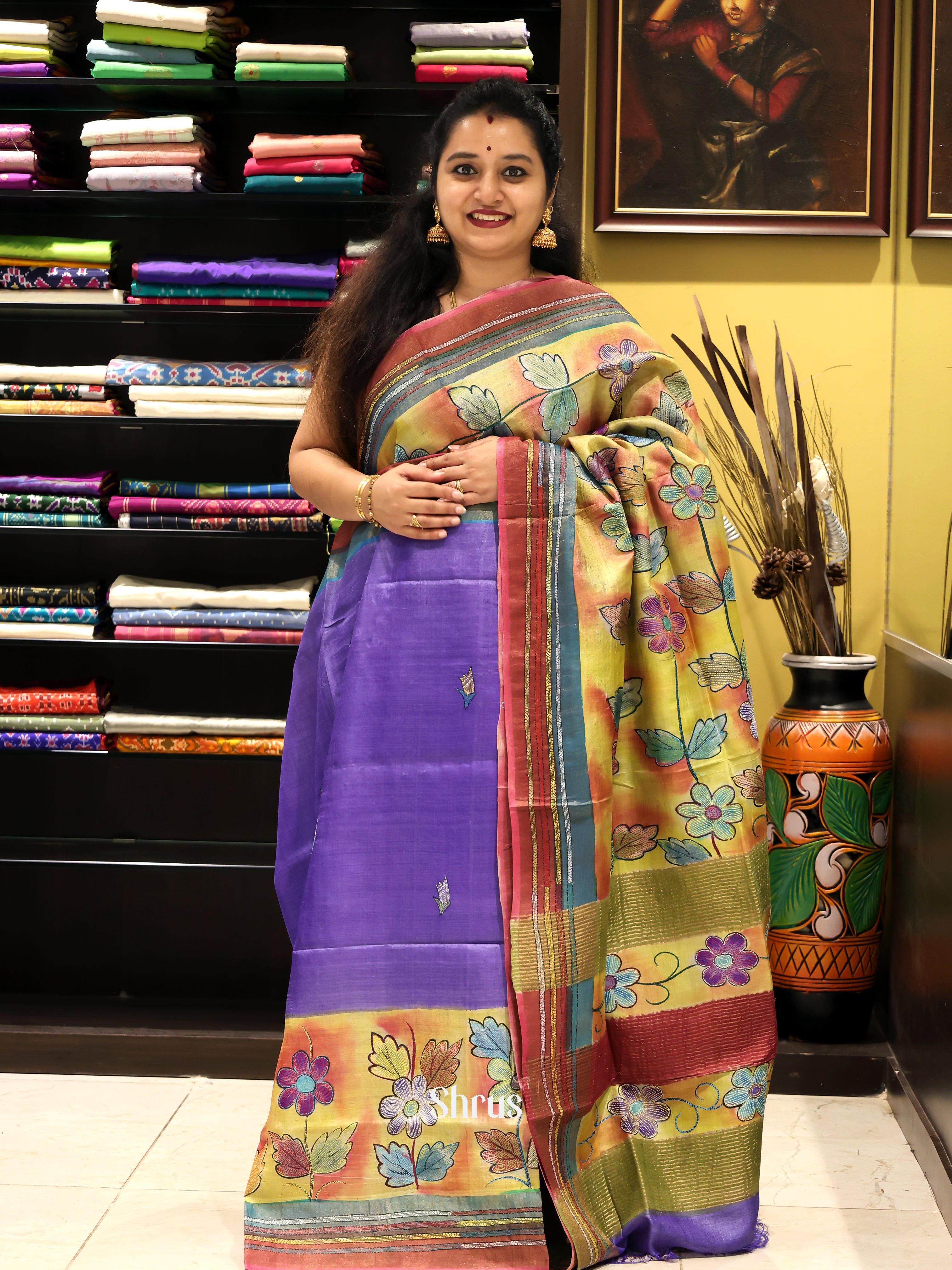 CJS22055 - Tussar Saree