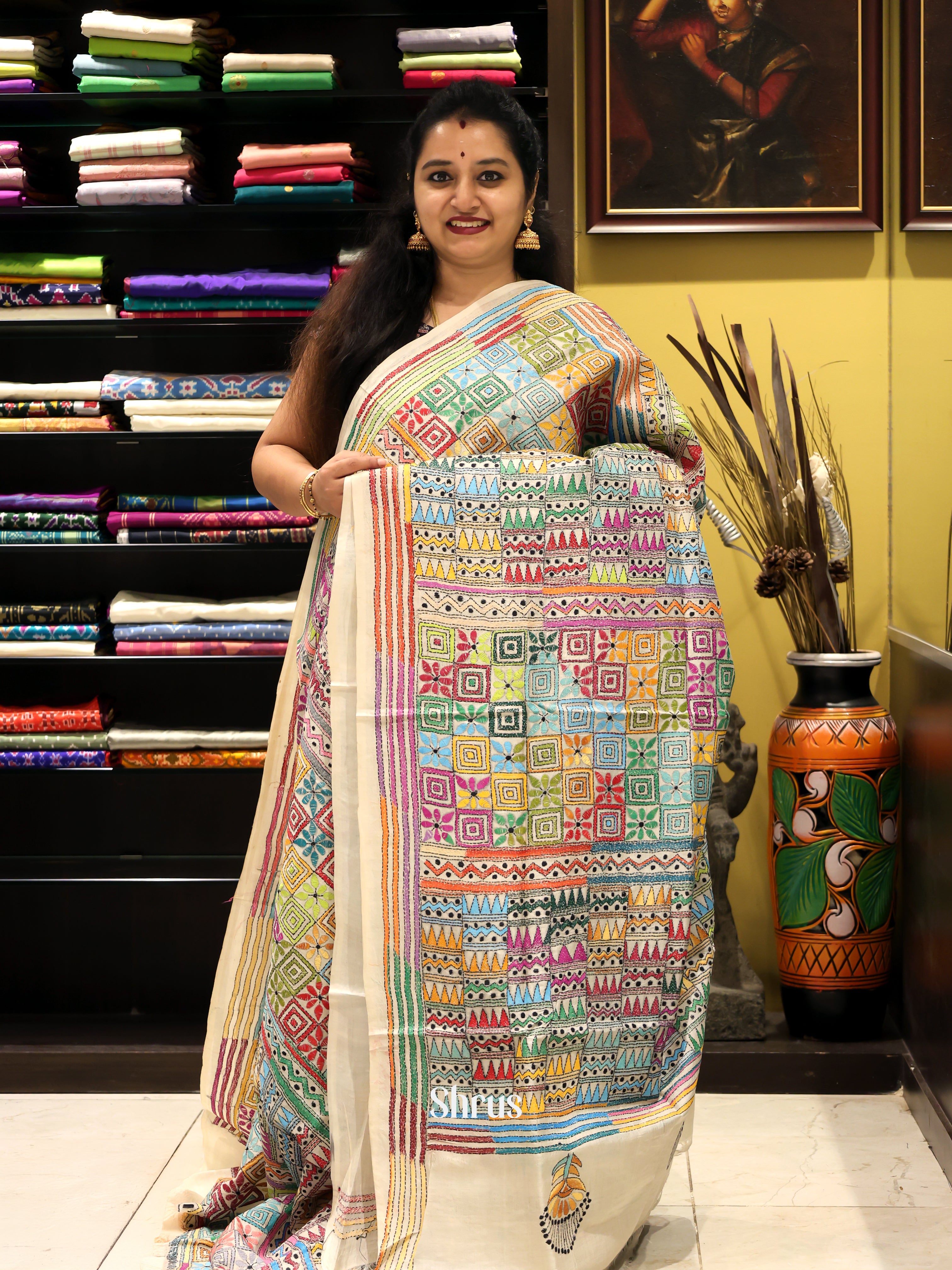 CJS22064 - Tussar Saree