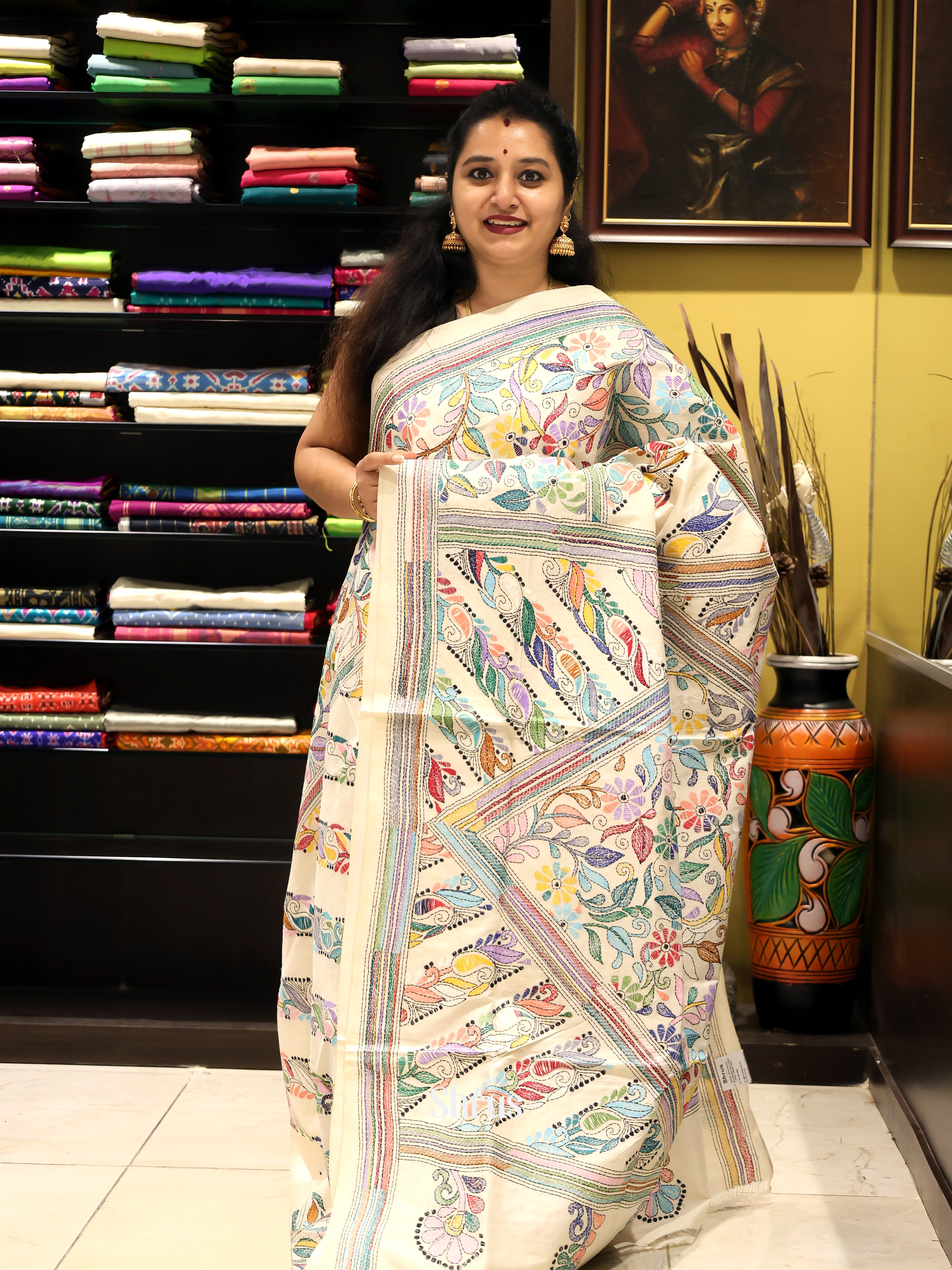 CJS22066 - Tussar Saree