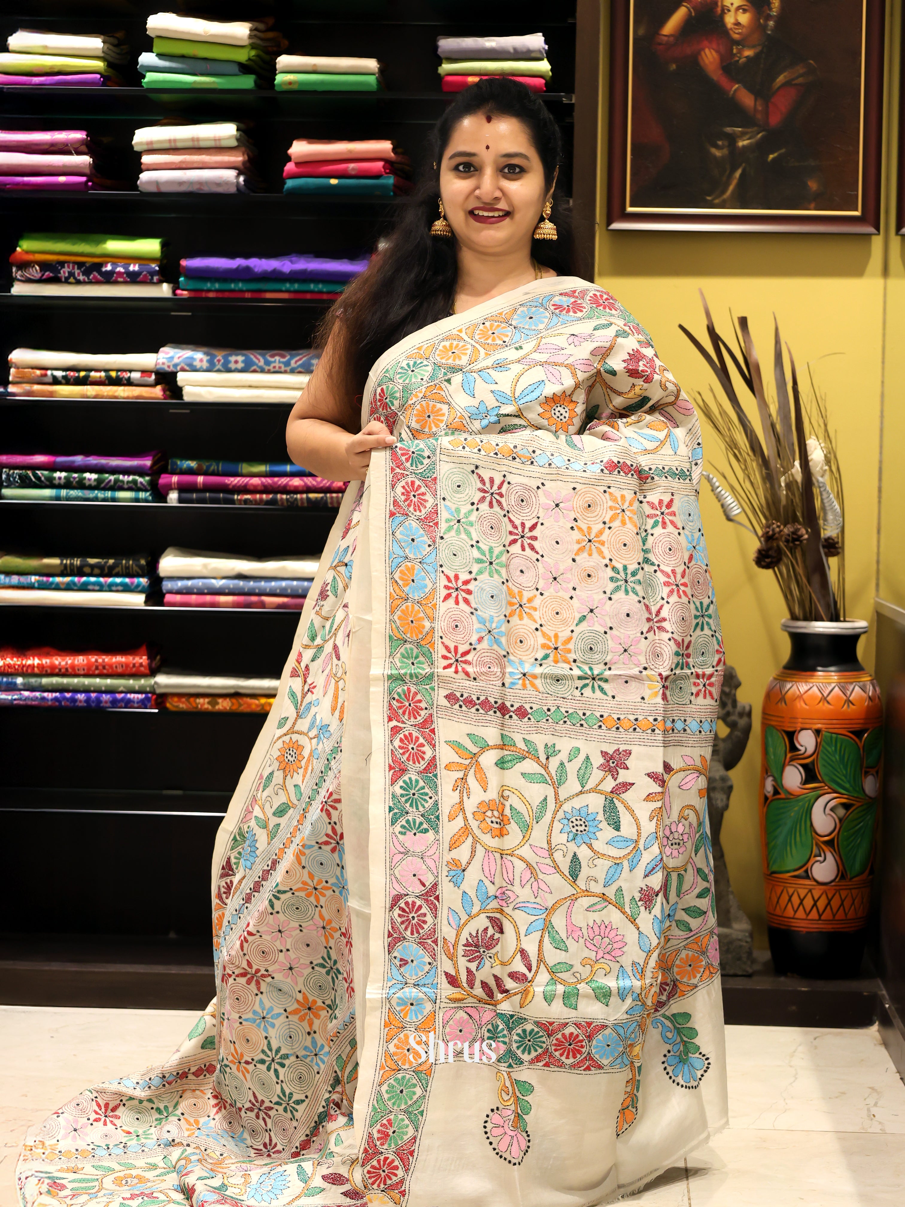 CJS22071 - Tussar Saree