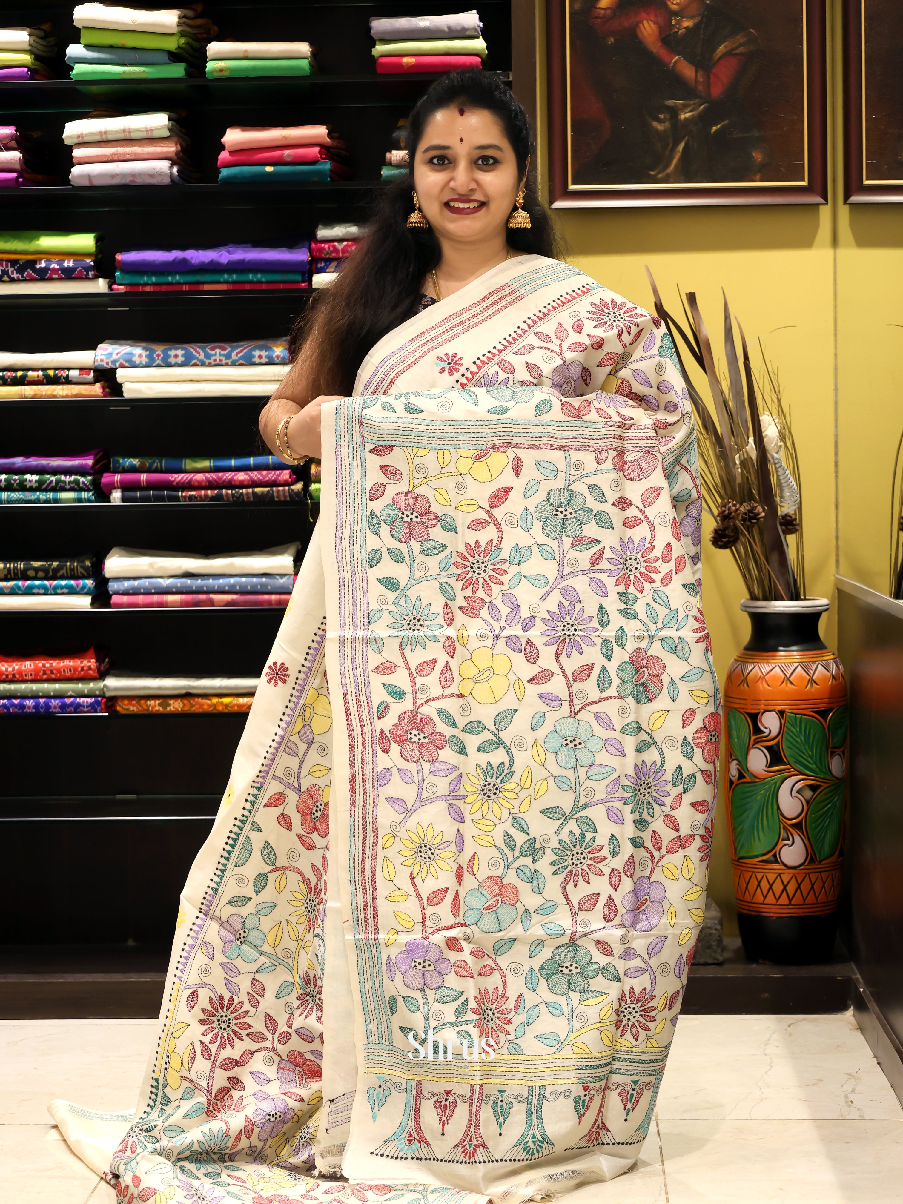 CJS22072 - Tussar Saree