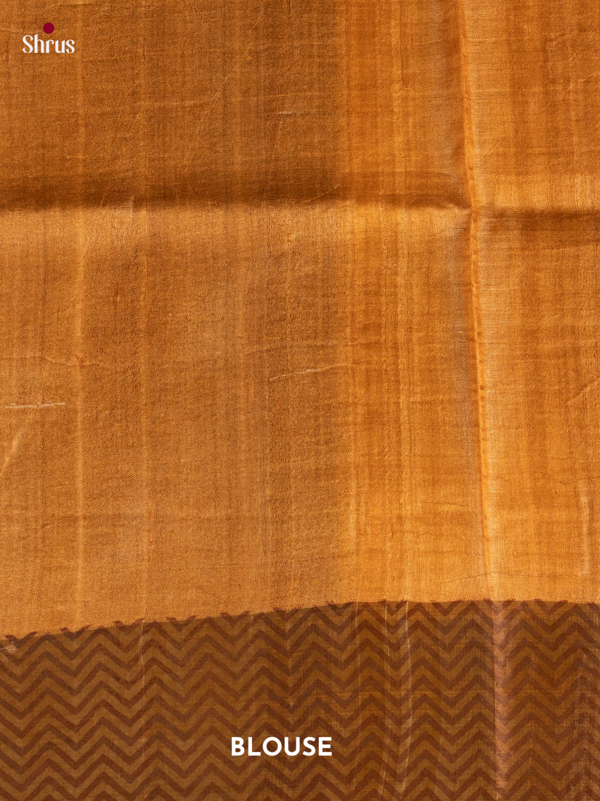 Purple &  Brown- Tussar Saree